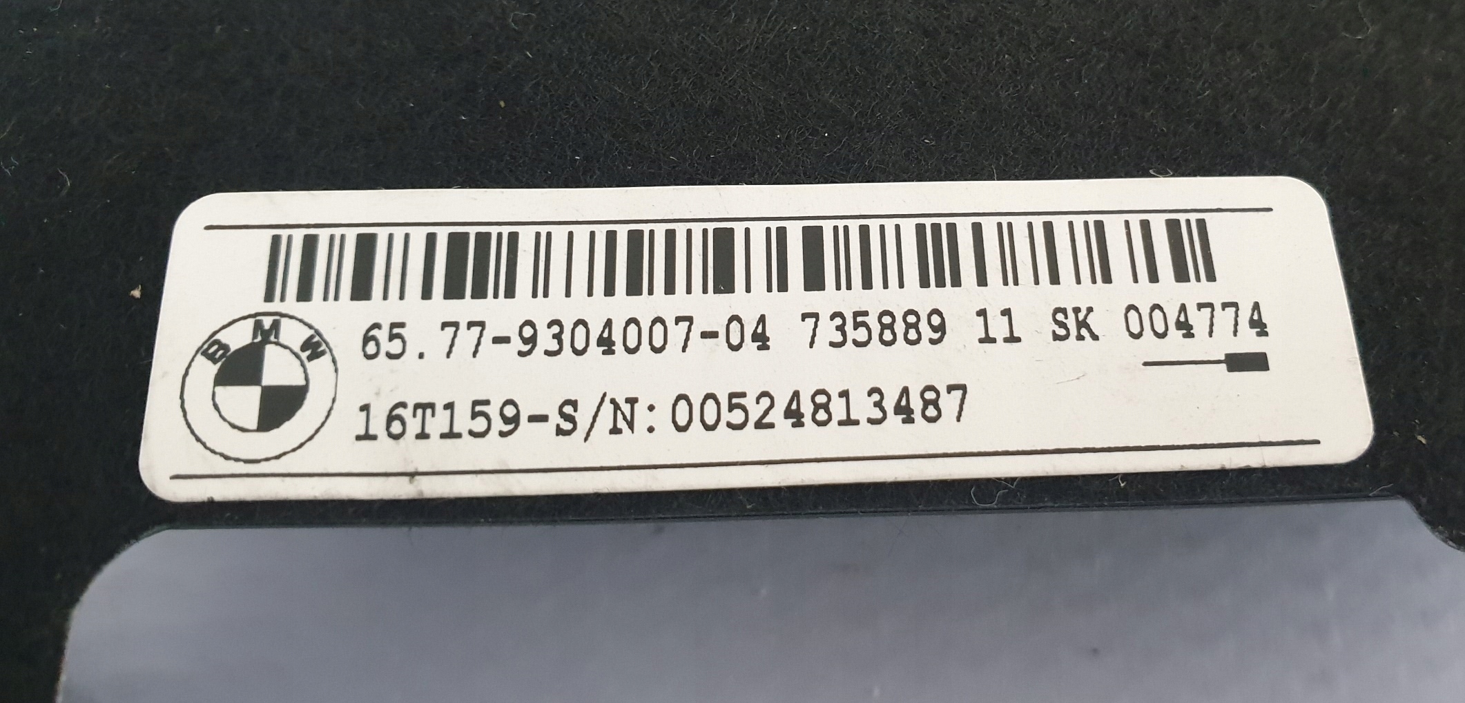 Mat seat occupancy sensor BMW F series G 9304007 - galeria
