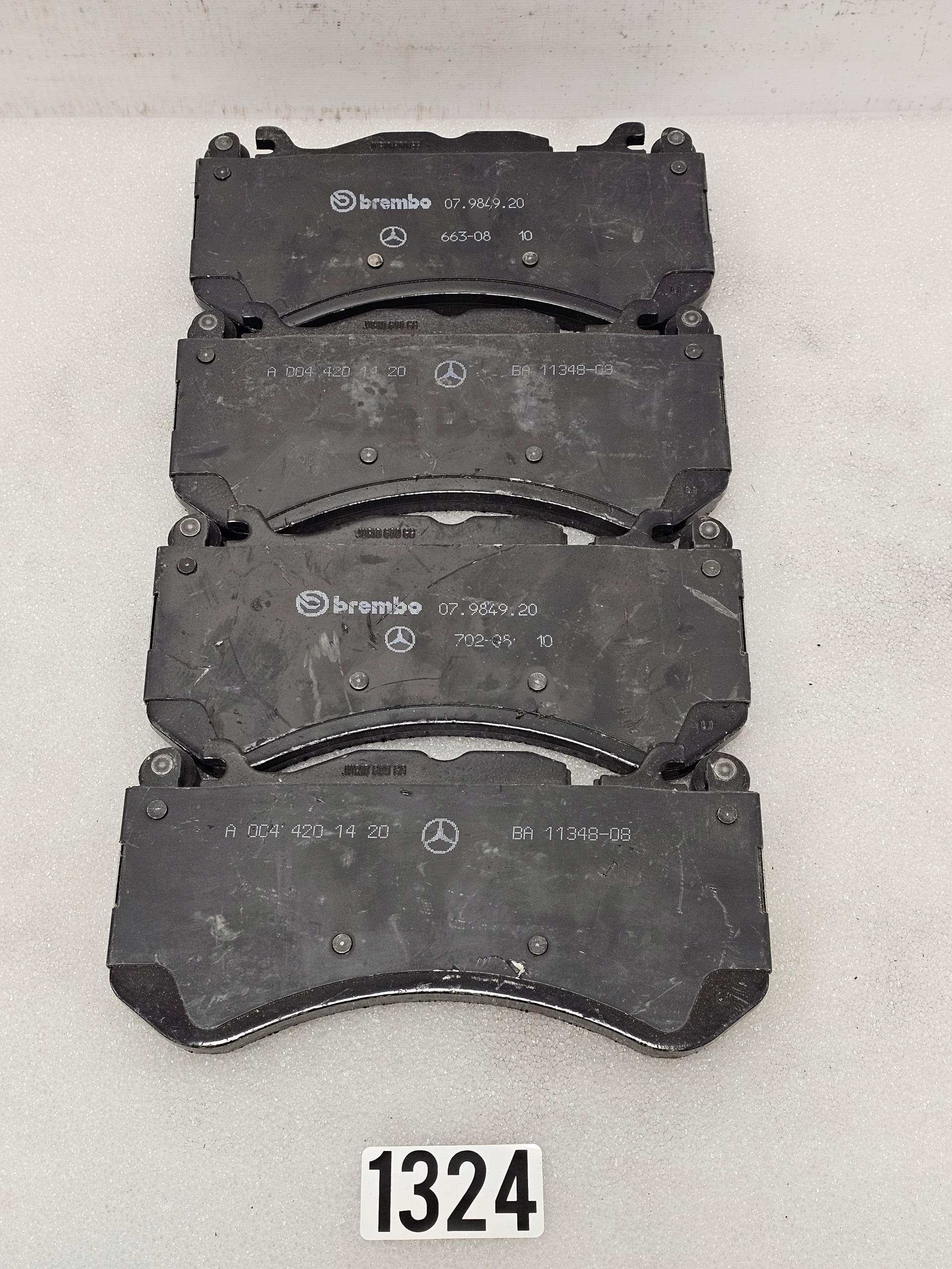 Mercedes W222 W217 AMG Pads Stahl vorne - galeria