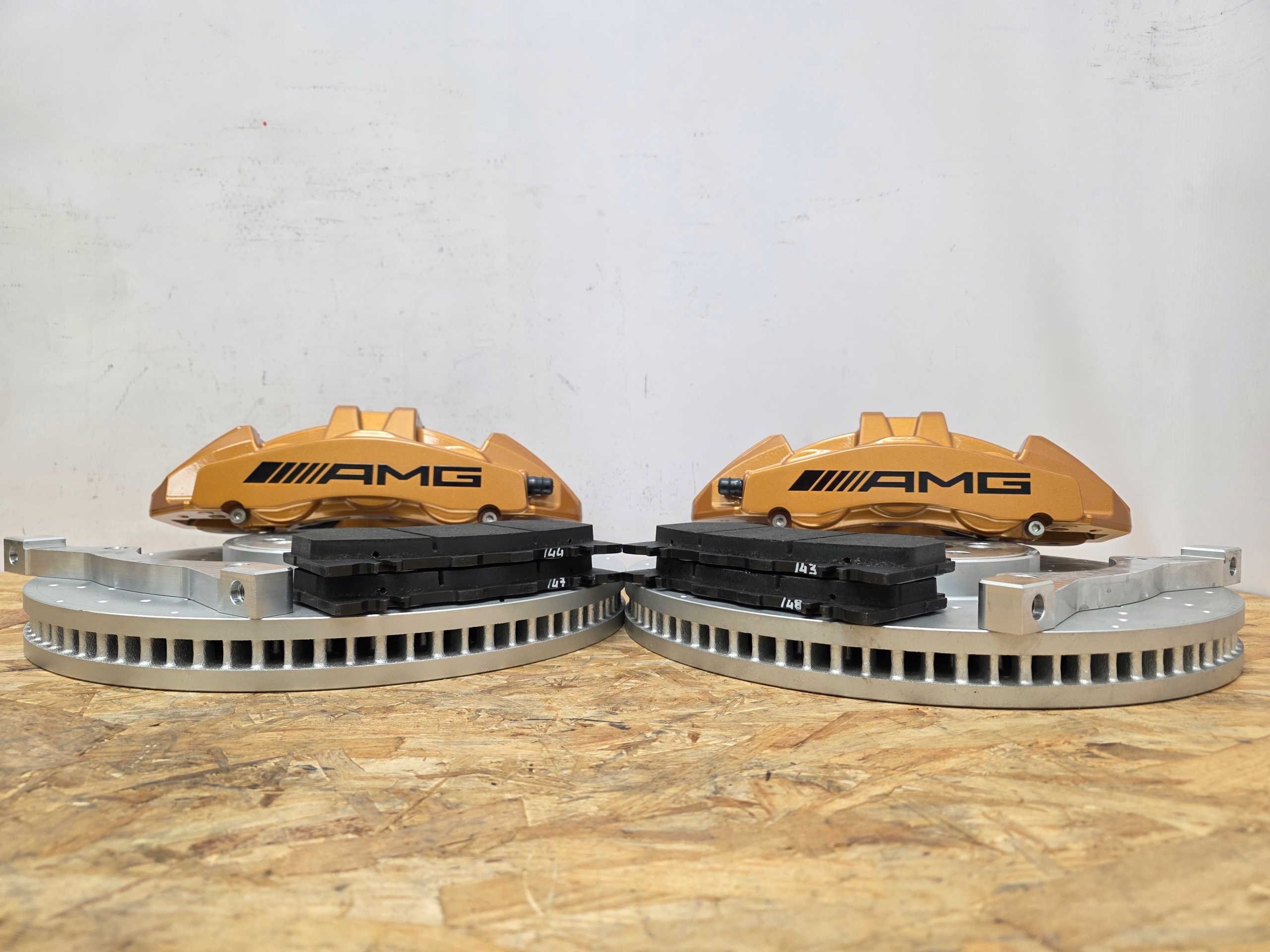 Суппорта, диски, тормоза, Mercedes GLE GLS W167 AMG Set Big Brake Kit - galeria