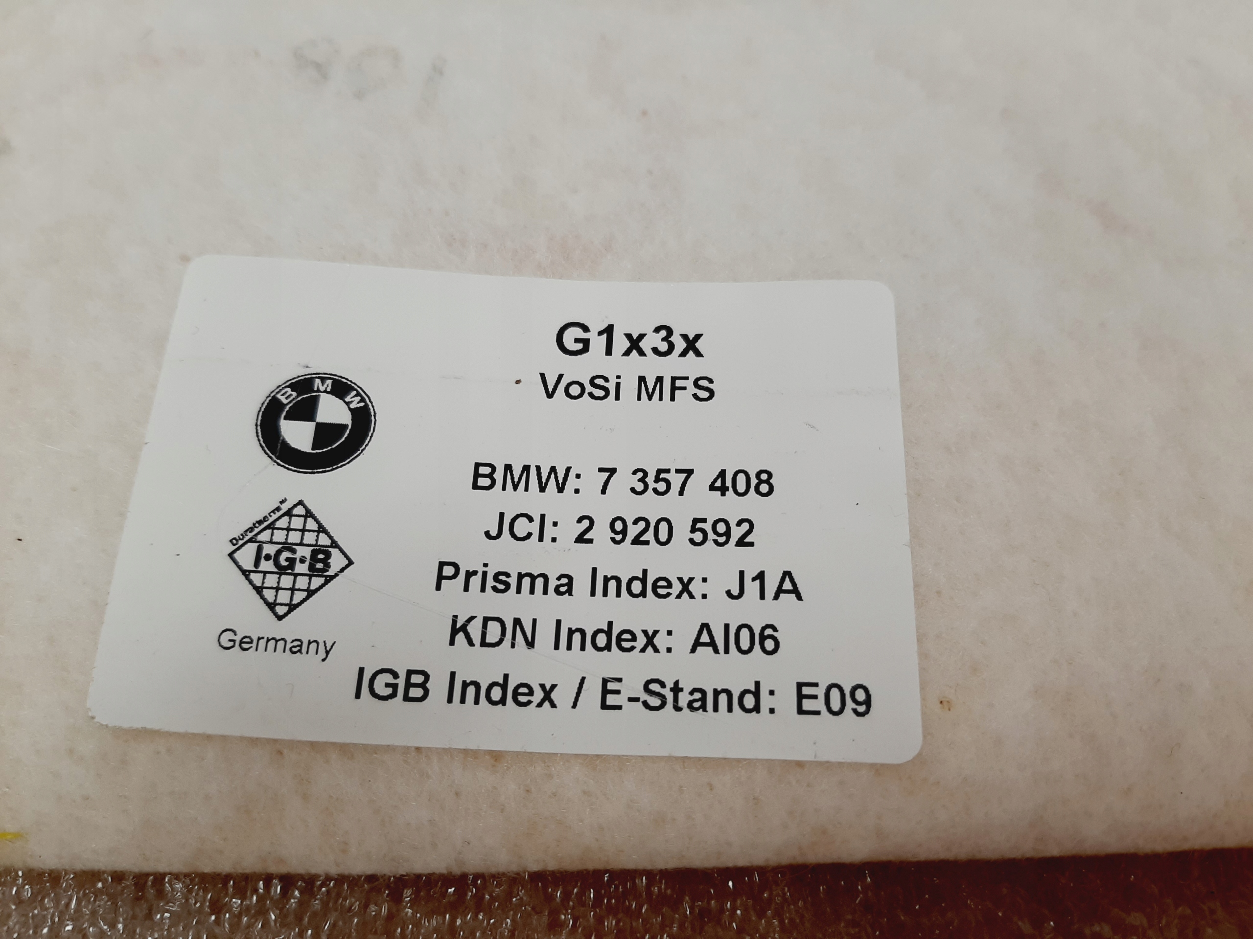 Heating mat, heating the sofa seat BMW G30 G11 G12 - galeria