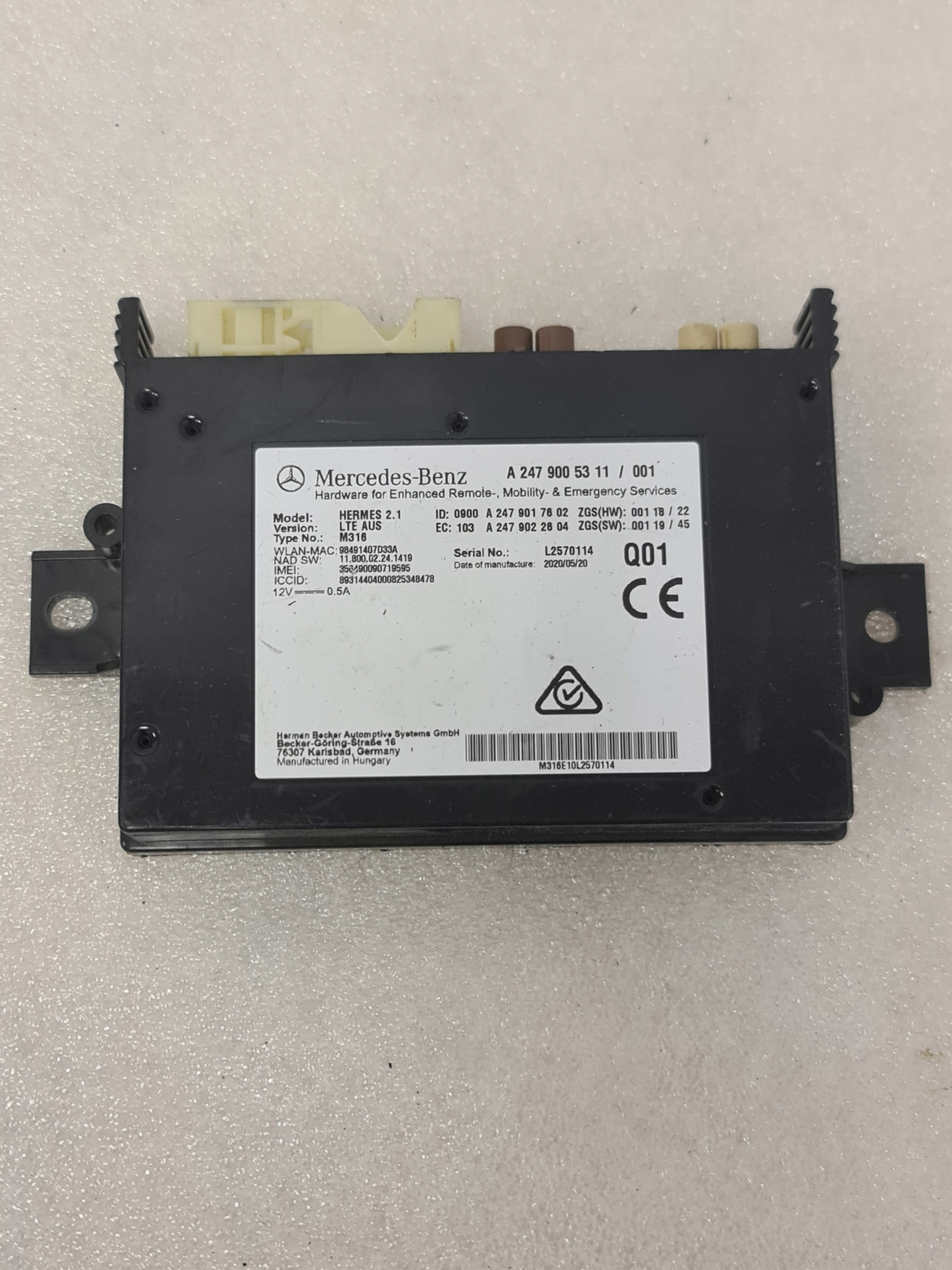 Hermes Mercedes A2479005311 Controller-Modul - galeria