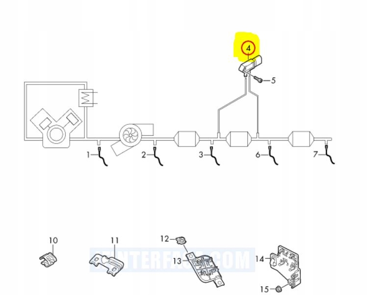 DPF Abgasdrucksensor VAG 04L906051AB - galeria