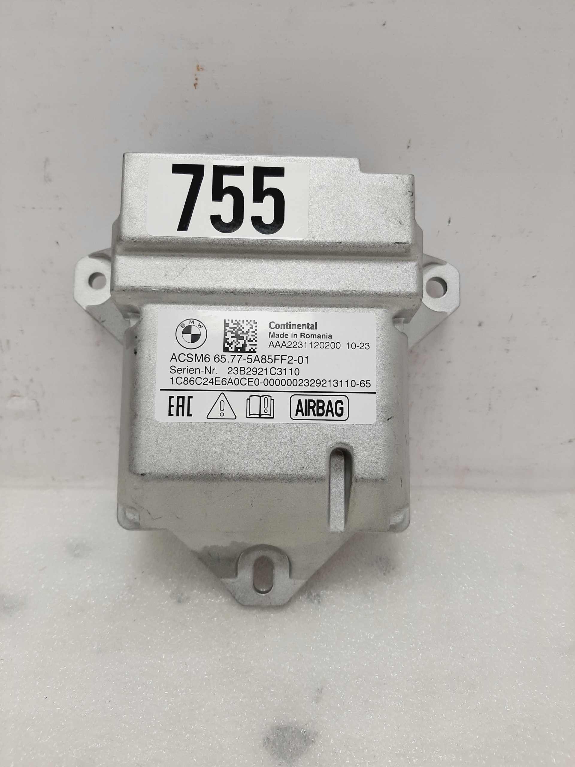 BMW G60 Airbag-Modul 5A85FF2 Controller - galeria
