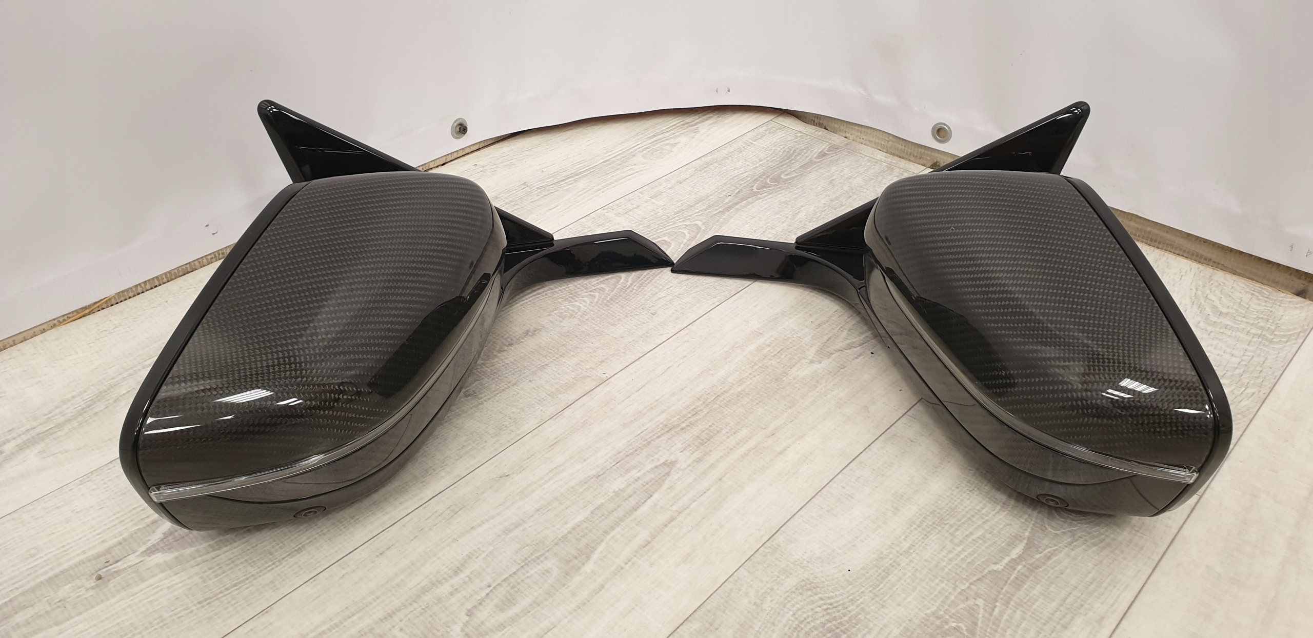 Зеркало ПРАВОЕ BMW 8 G14 G15 G16 CARBON 9 PIN - galeria