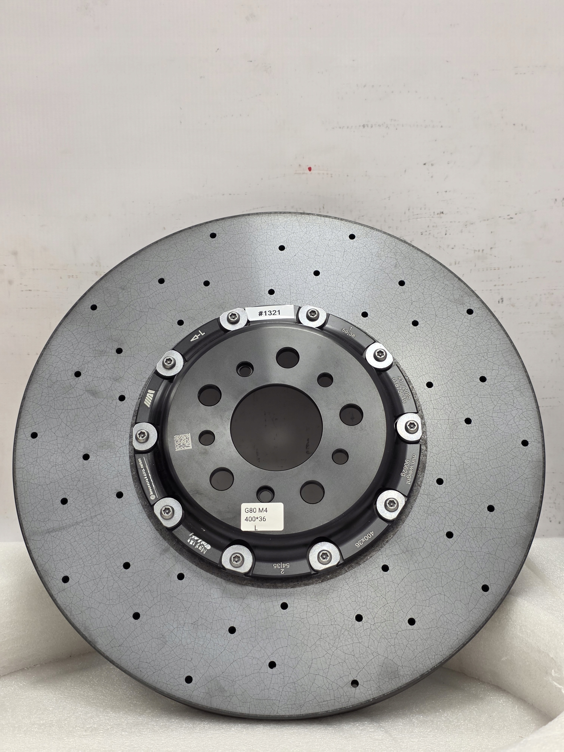 Discs CERAMIC DISC BMW M2 M3 M4 G80 G82 G87 FRONT PAIR - galeria