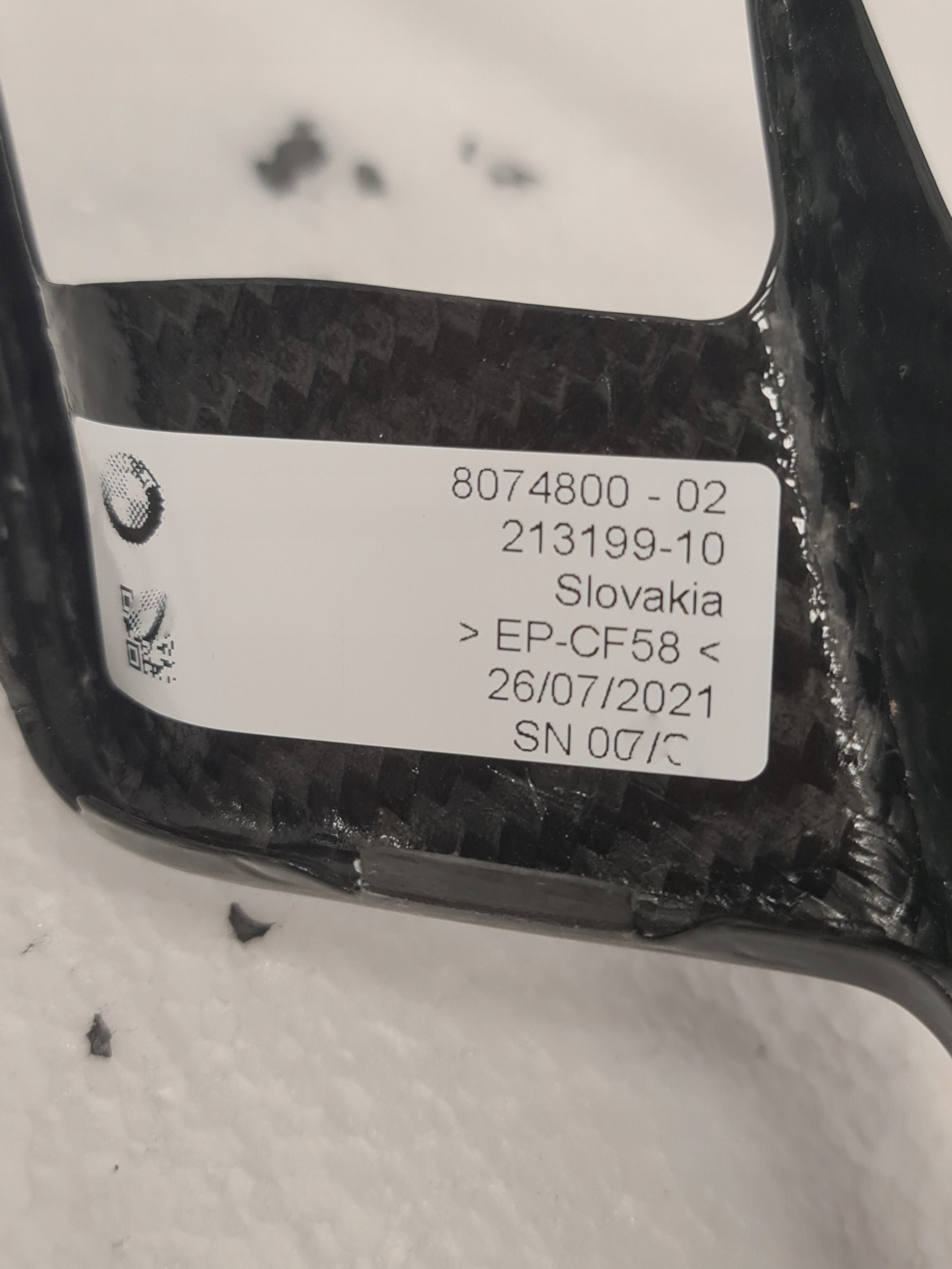 Stoßstangenleiste BMW G14 G15 G16 CARBON 8074800 - galeria