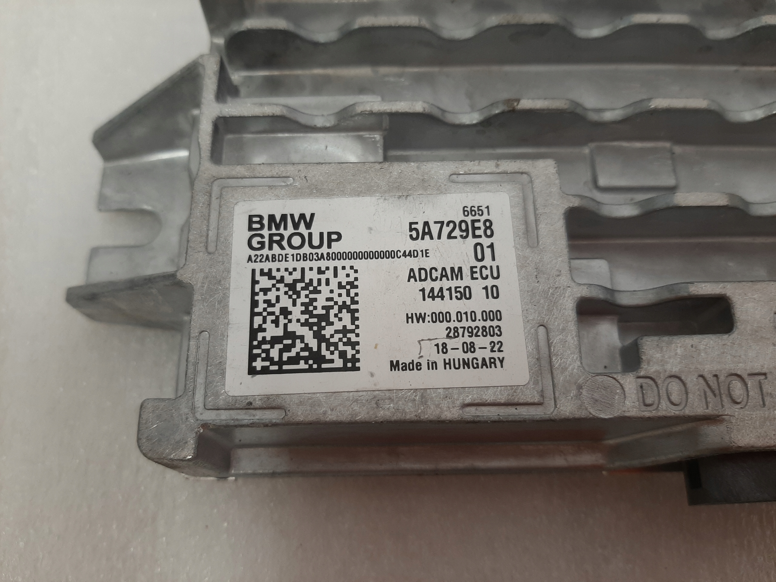 Autonomous Driving Camera Controller ADCAM 5A729E8 I20 U11 G07 - galeria
