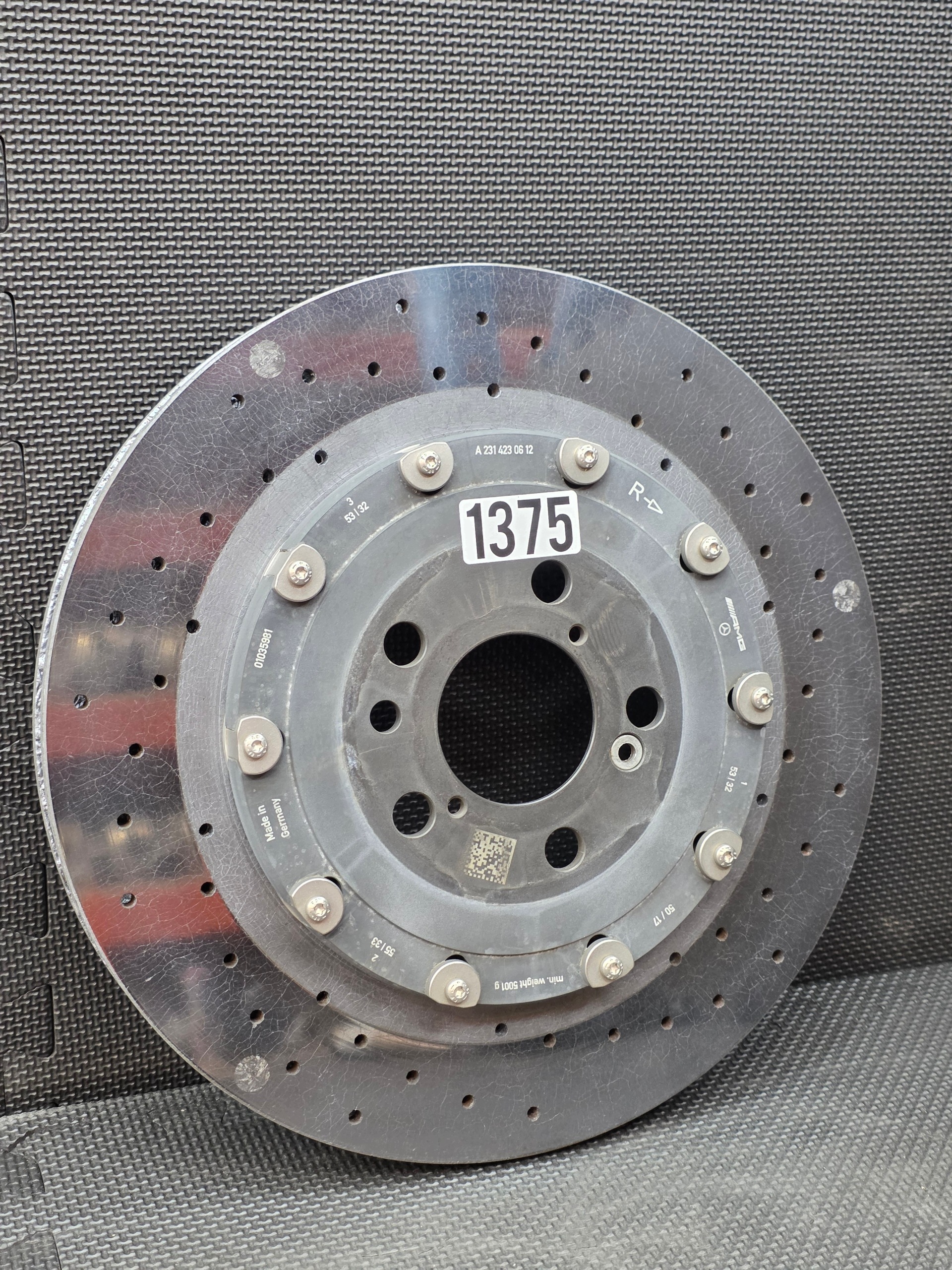 Tarcza CERAMICZNA Mercedes AMG Tył Prawa W213 W190 - galeria