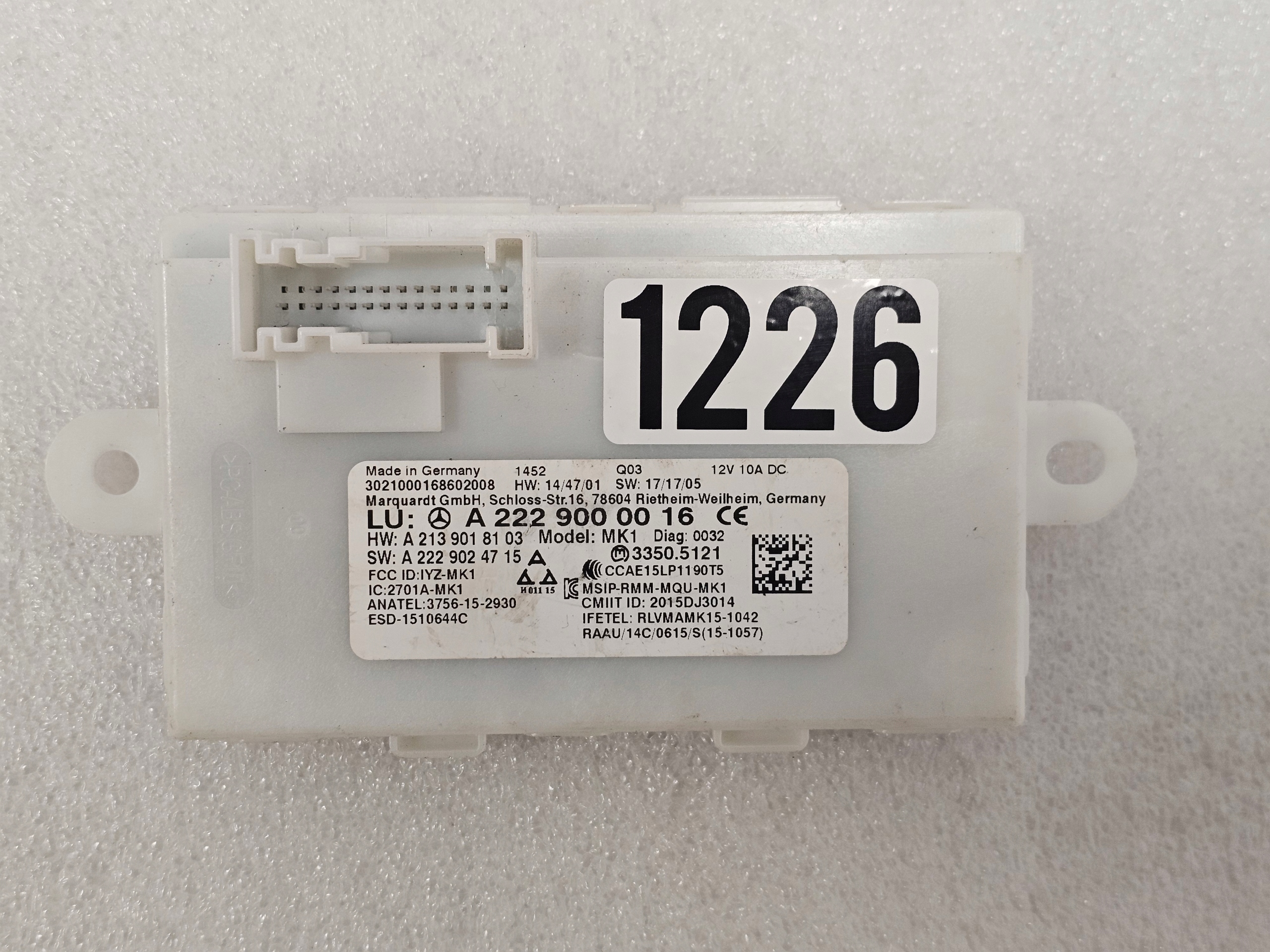 Moduł Sterownik Keyless GO Mercedes W205 W213 W222 W253 W257 W290 - galeria