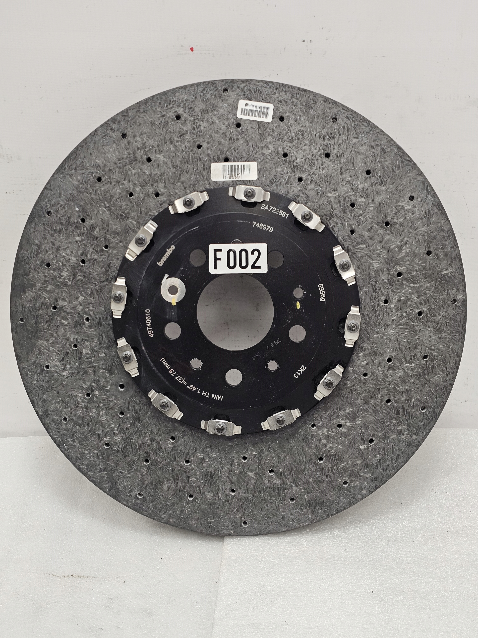 КЕРАМИЧЕСКИЙ ДИСК Ferrari ПЕРЕДНИЙ Purosangue НОВЫЙ 748979 - galeria