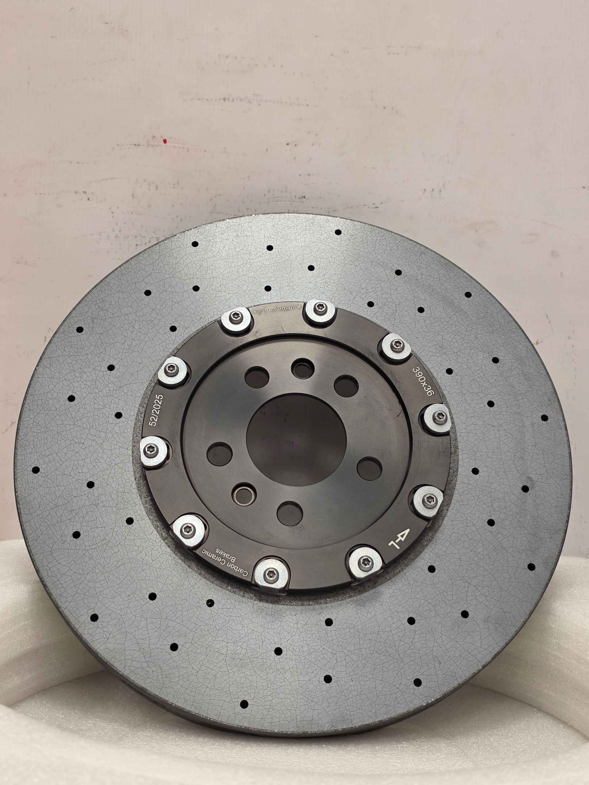 CERAMIC discs Alfa Romeo Giulia QV FRONT Left Right Set - galeria