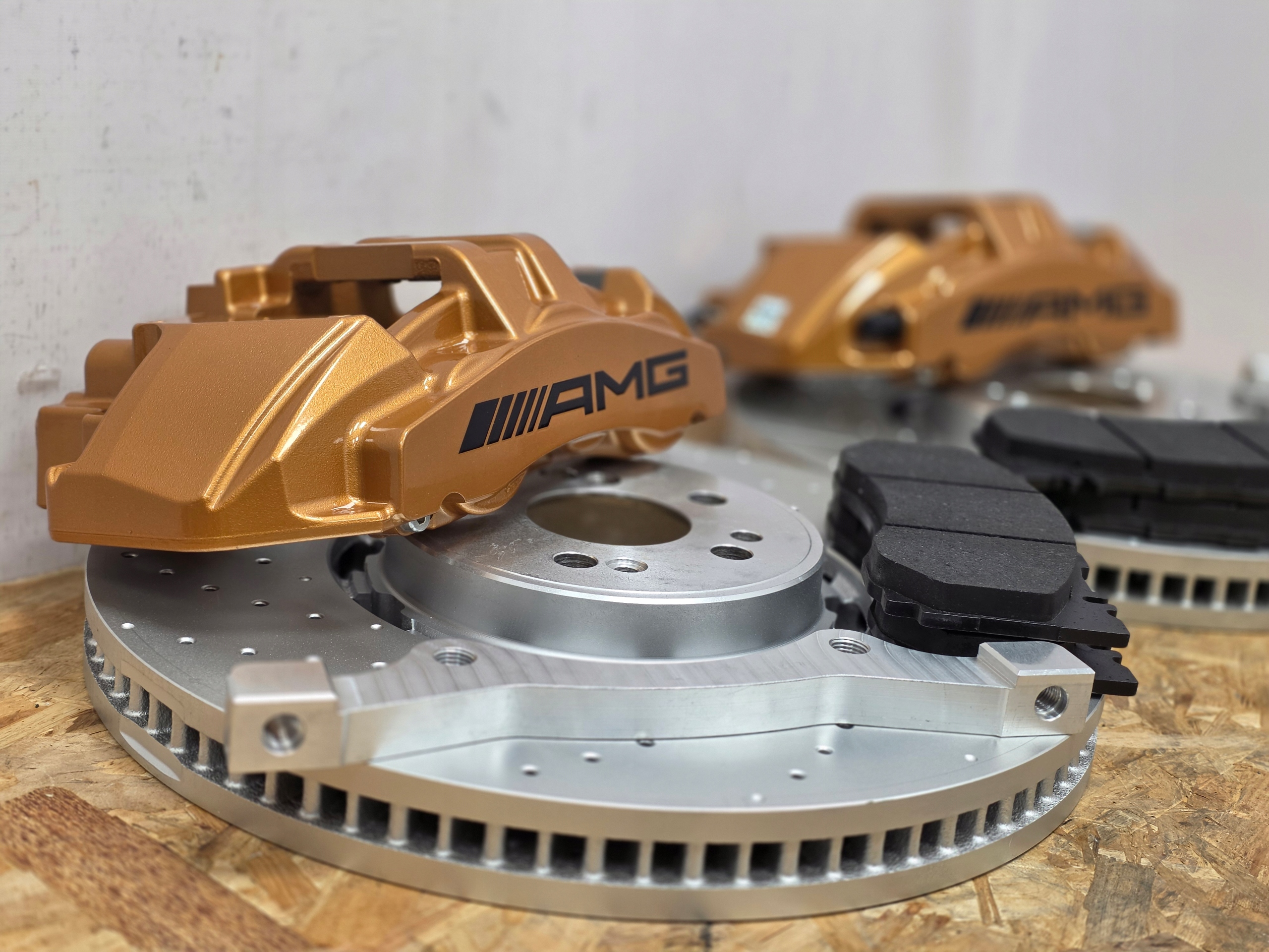 Суппорта, диски, тормоза, Mercedes GLE GLS W167 AMG Set Big Brake Kit - galeria