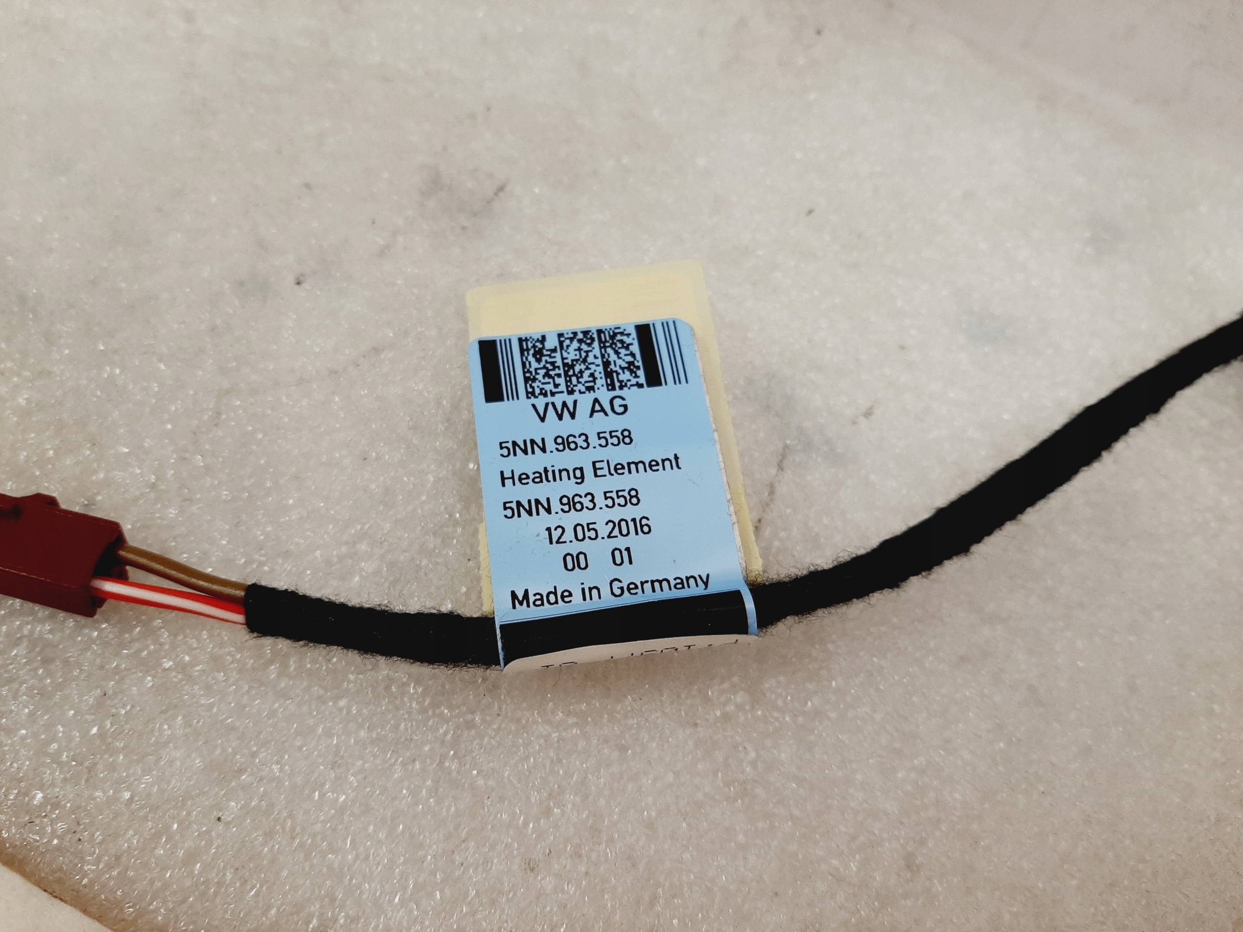 Heating mat, seat heating VW Tiguan 5NN963558 - galeria
