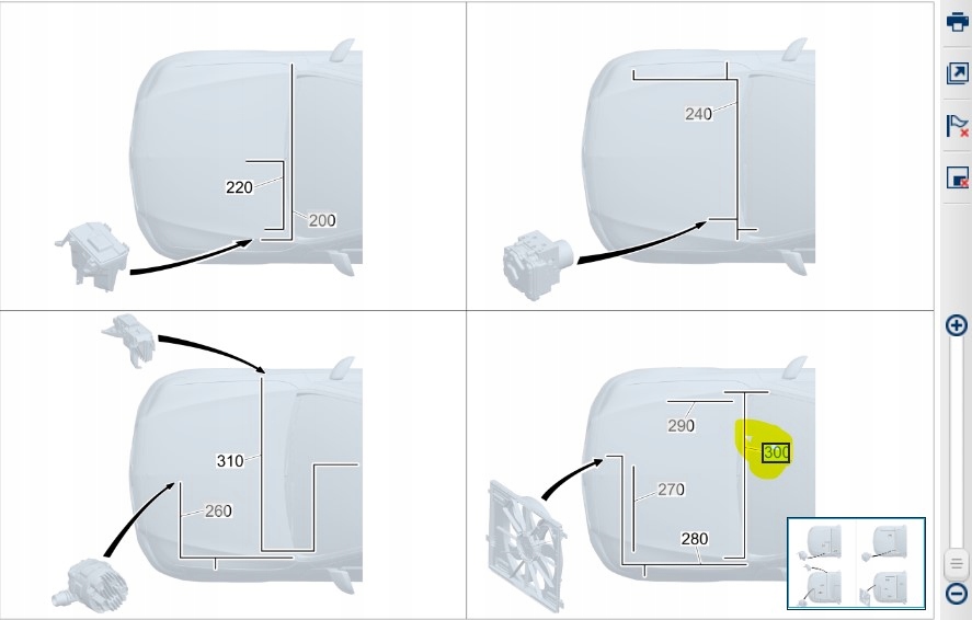 Mercedes W206 Electric Cable Harness - galeria