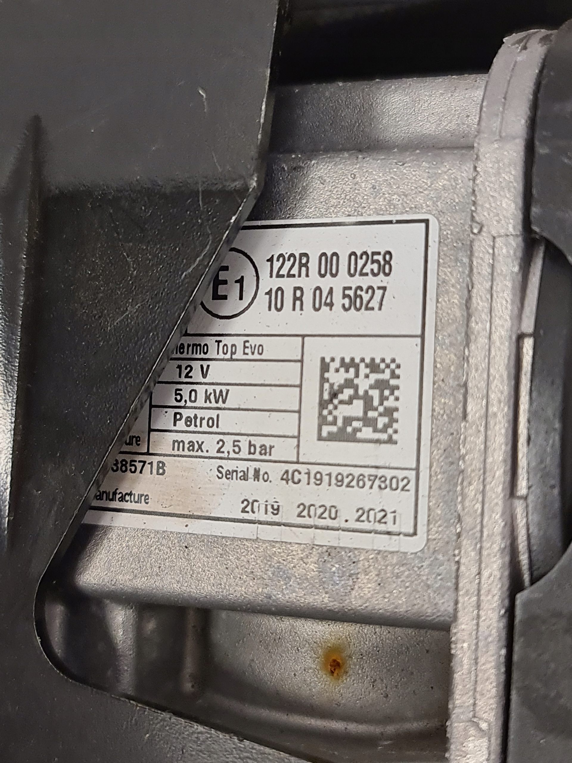 Webasto Mercedes Petrol Parking Heater New - galeria