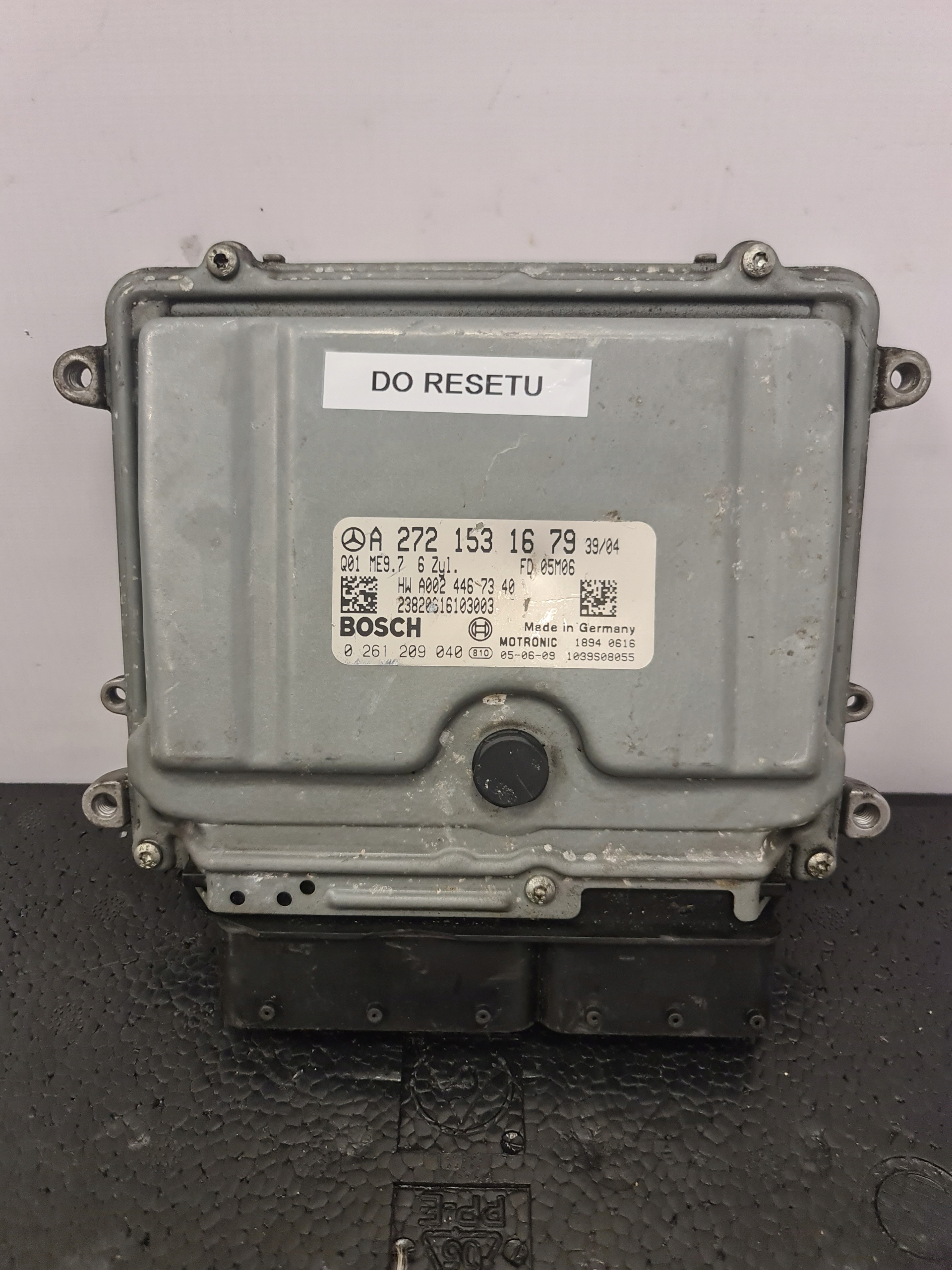 Motorsteuergerät-Computer-ECU A2721531679 MED9.7 - galeria