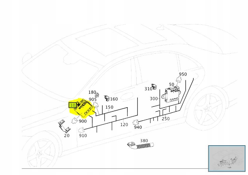 Mercedes A2239004424 W297 EQS Türmodul - galeria
