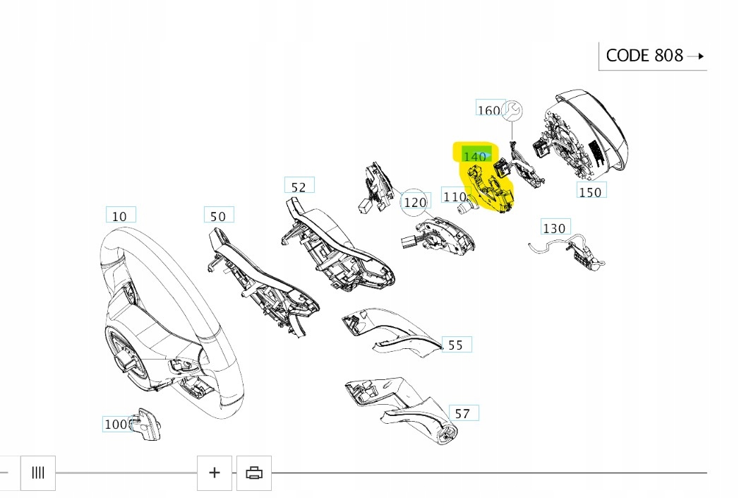 Контактная пластина рулевого колеса Mercedes — A0994647704 - galeria