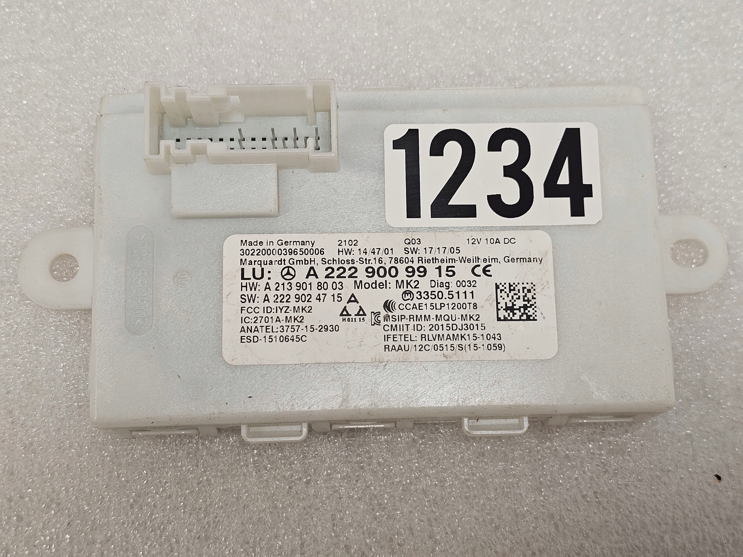Moduł Sterownik Keyless GO Mercedes W213 W238 W253 W257 W290 W222 - galeria