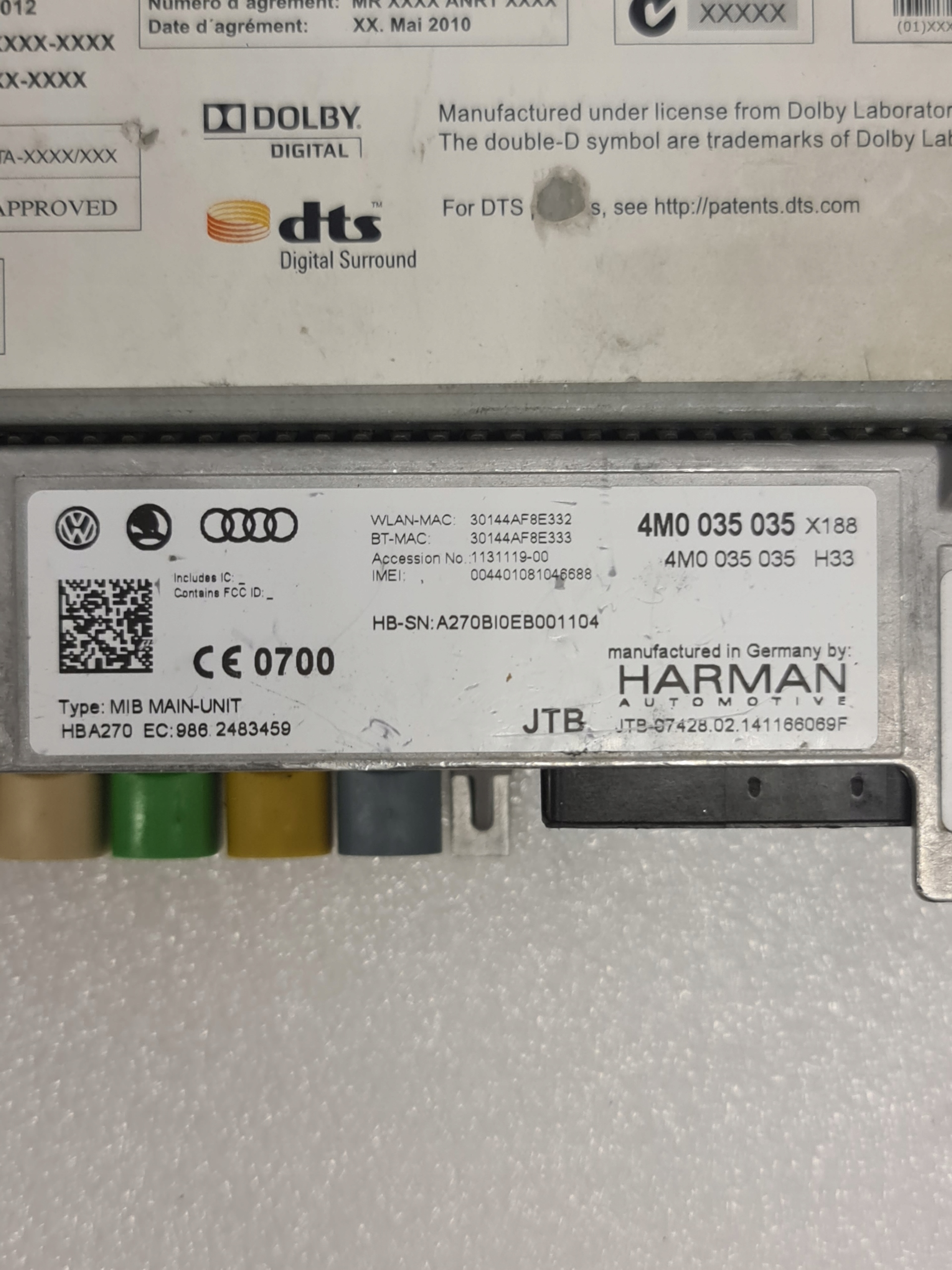 Audi Q7 4M Navigation Multimedia MIB2 High Harman - galeria