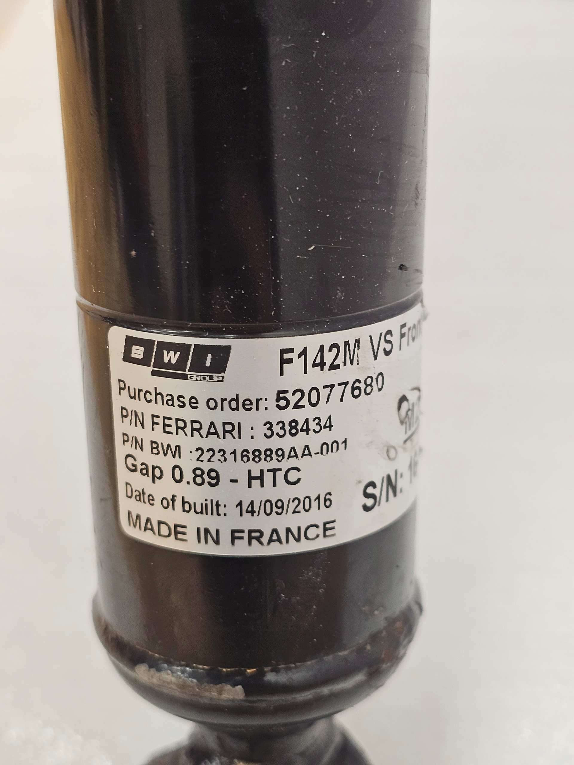 Shock Absorber Ferrari 488 Pista Front Front - galeria