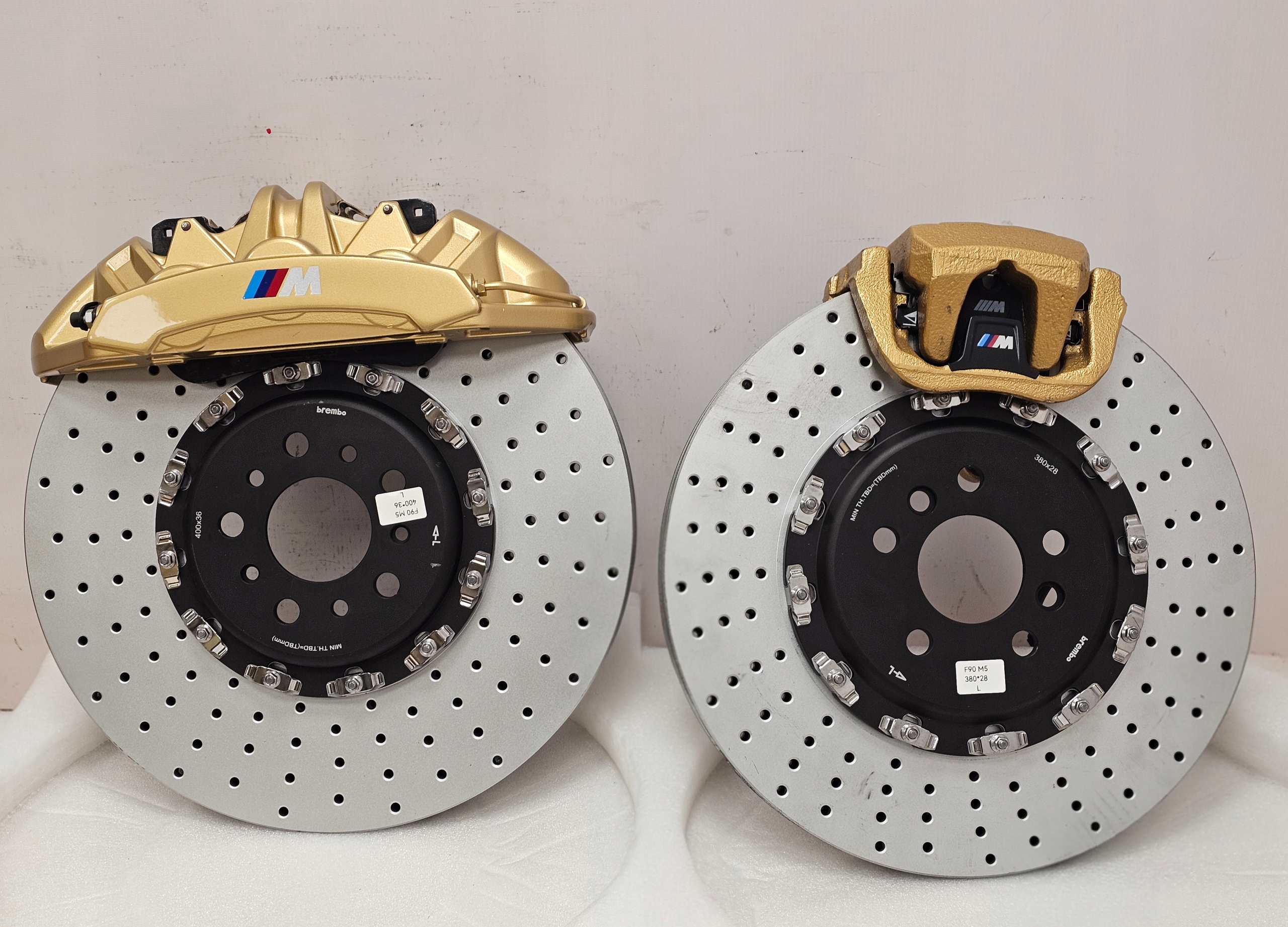 Conversion CERAMIC -> STEEL Set Discs Pads BMW M2 M3 M4 F80 F82 F87 - galeria