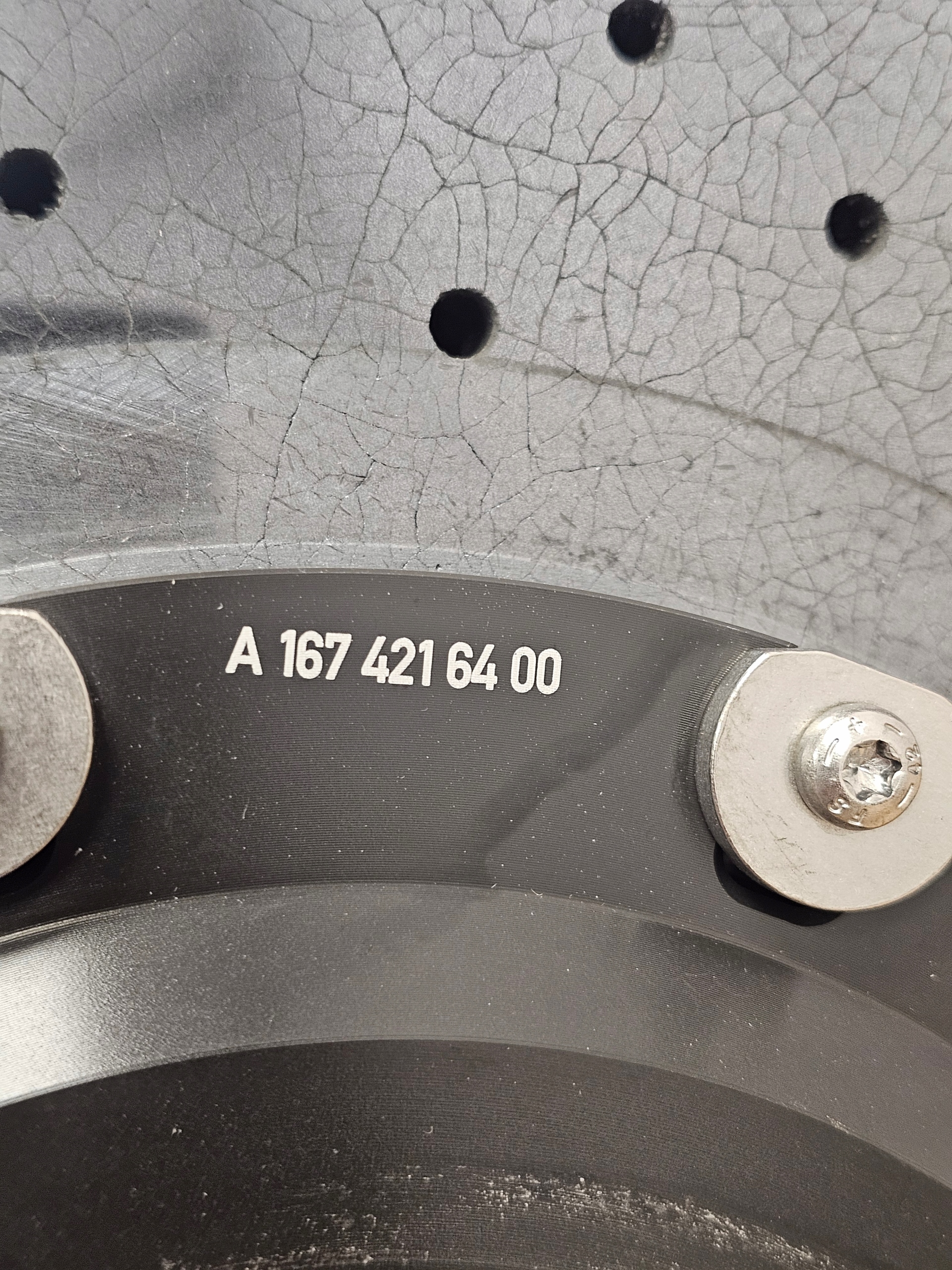 КЕРАМІЧНИЙ ДИСК Mercedes W167 GLS W295 EQE EQS Передній Передній ПРАВИЙ - galeria