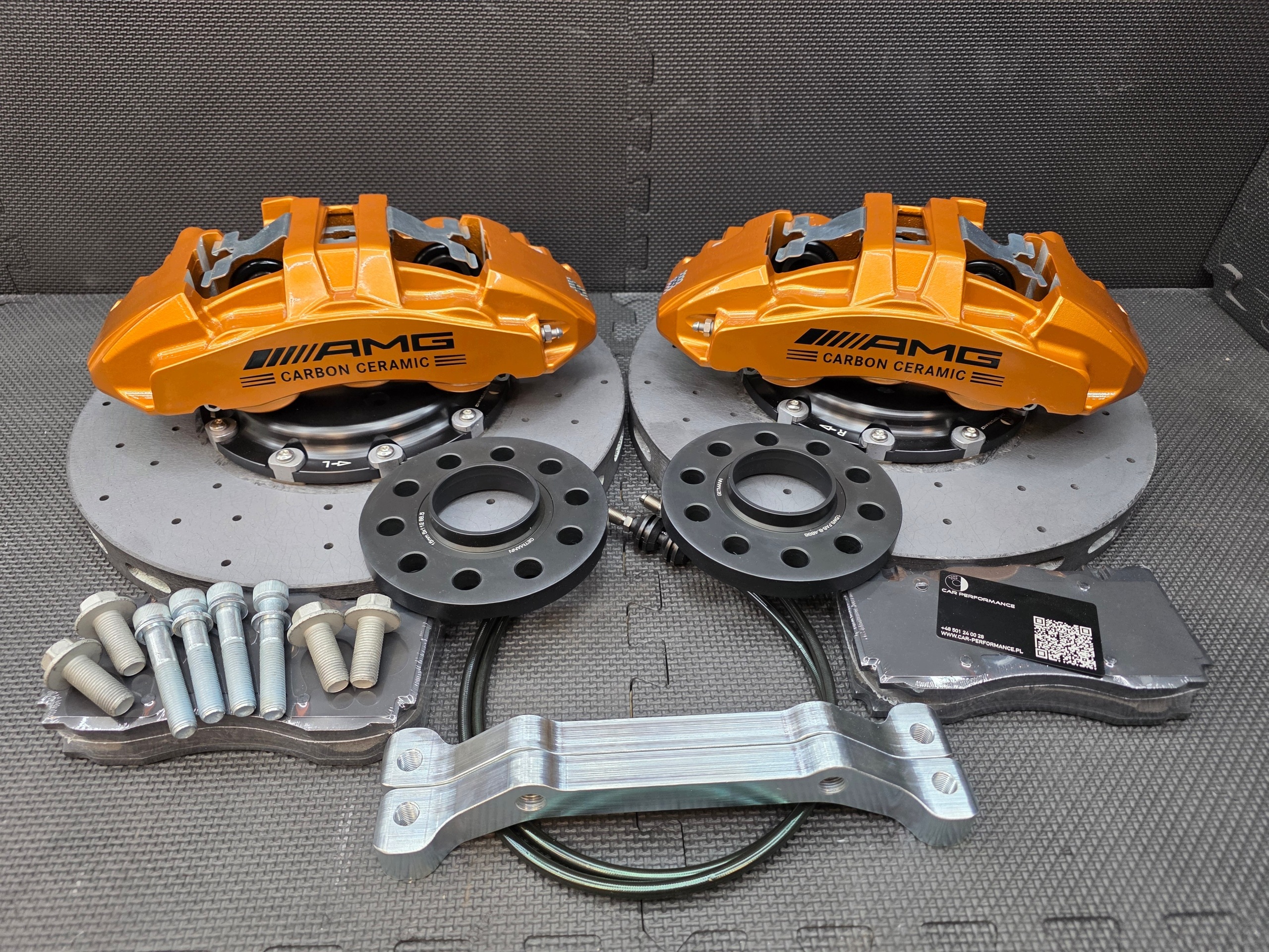 Hamulce Mercedes W447 V Tarcze Ceramika Zestaw BigBrake 390 CCB - galeria