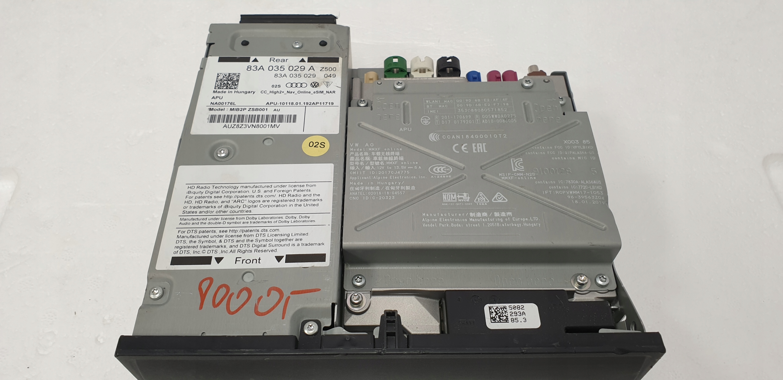 Audi Navigation MMI Multimedia Reader 83A035029A - galeria