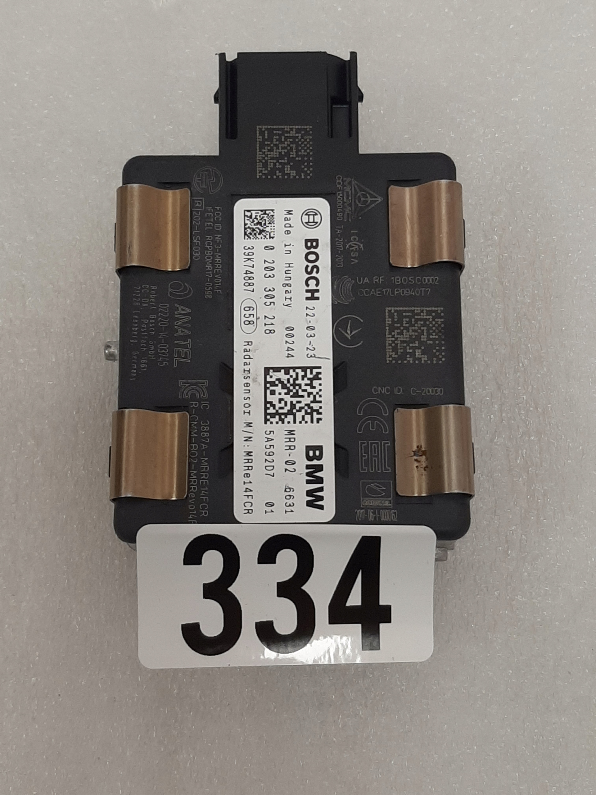 Zdjęcie produktu Radar Czujnik ACC BMW G20 F40 G05 G06 G01 G02 G22 G29 5A592D7