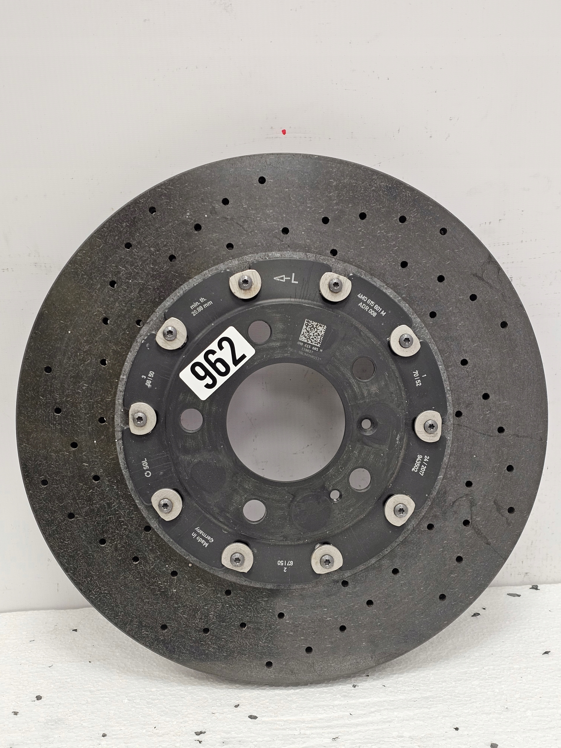 Zdjęcie produktu CERAMIC Disc Lamborghini Urus Rear Rear LEFT Rear Brake Disc Left