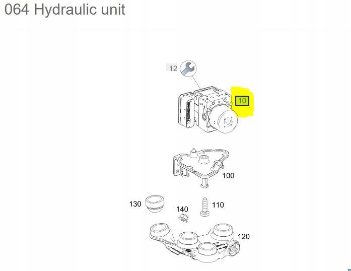 Zdjęcie produktu Pompa ABS Mercedes W167 A1679009613 Nowa