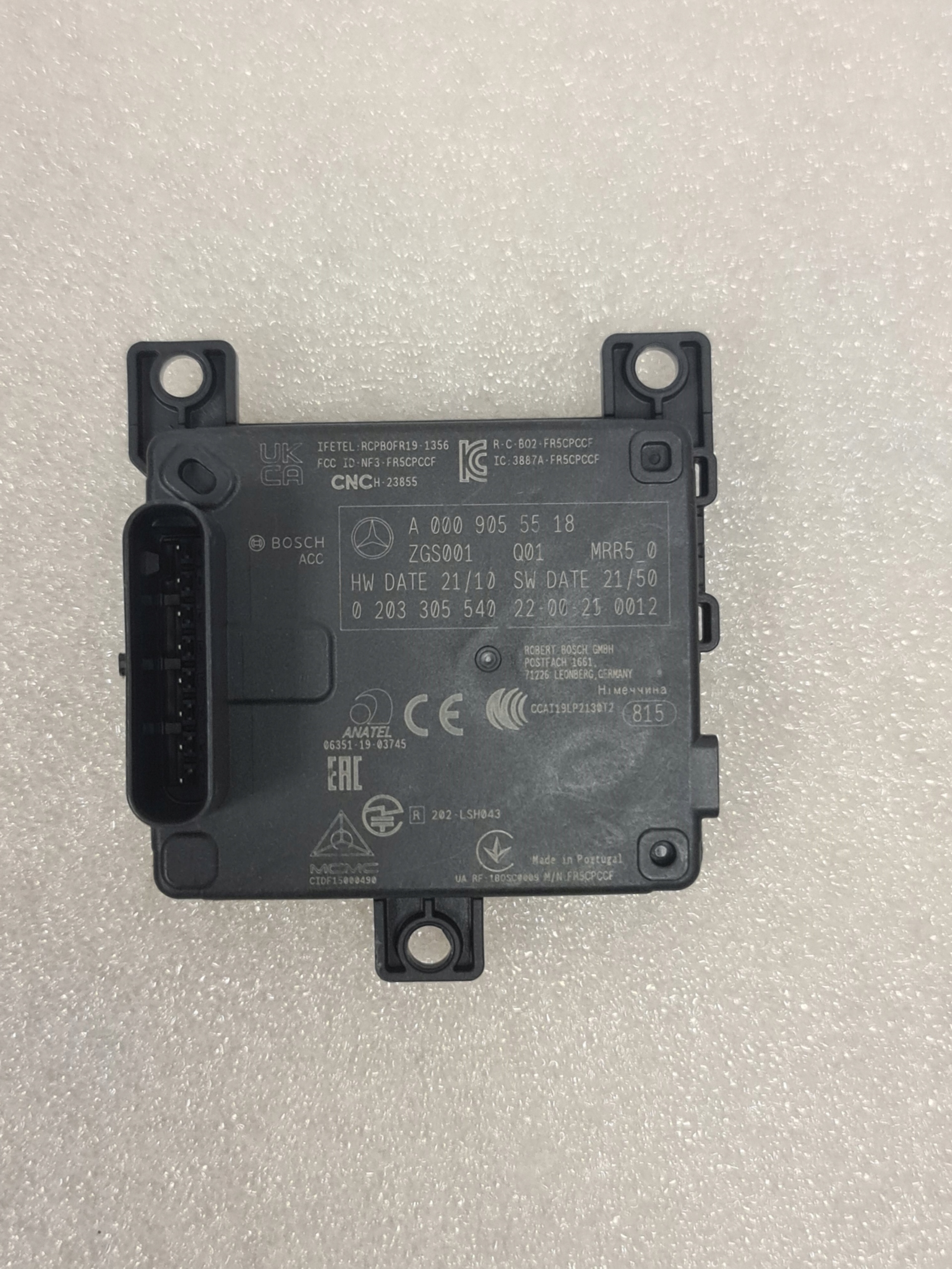 Zdjęcie produktu Radar Distronic Mercedes A0009055518 W205 W223
