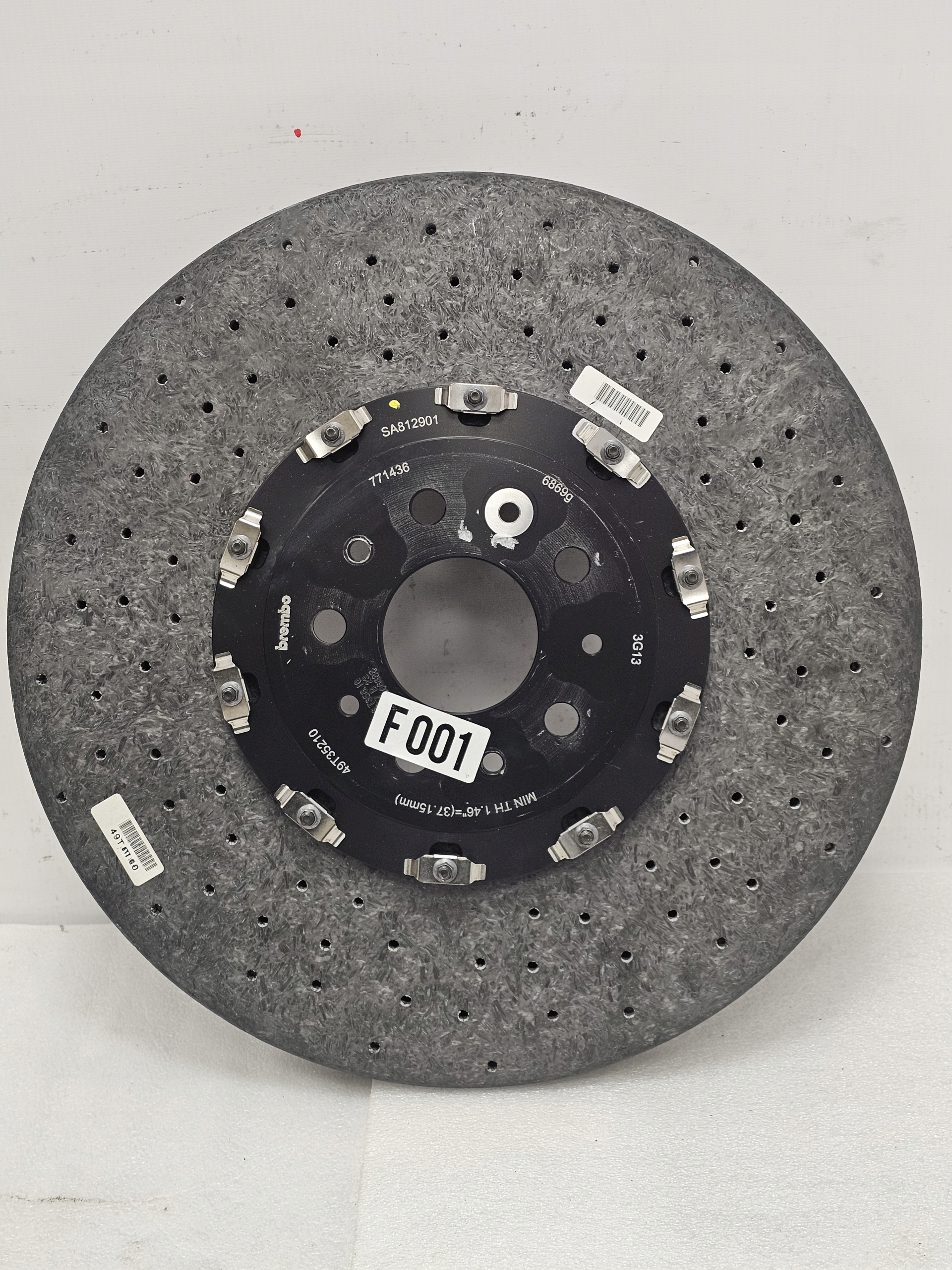Zdjęcie produktu CERAMIC DISC Ferrari FRONT 812 SF90 296 GTB 12 Cilindri NEW 771436