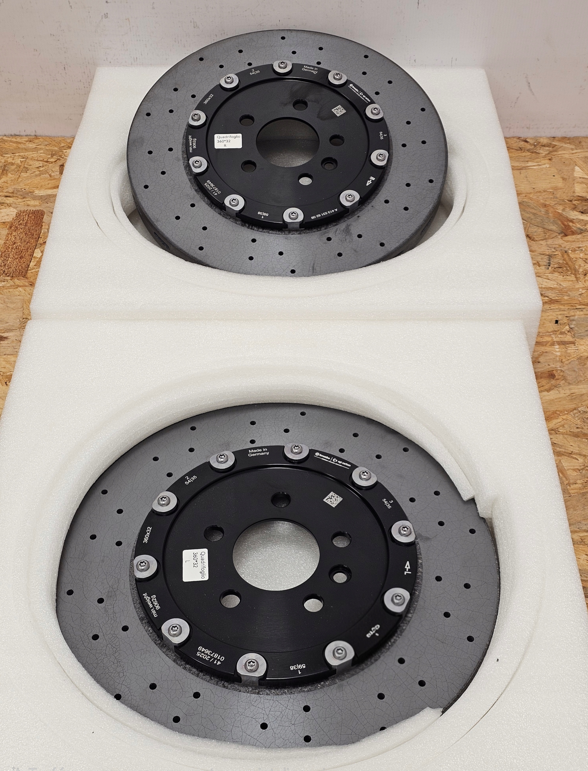 Zdjęcie produktu Conversion STEEL - Ceramics Set Discs Pads Alfa Giulia QV Quadrifoglio