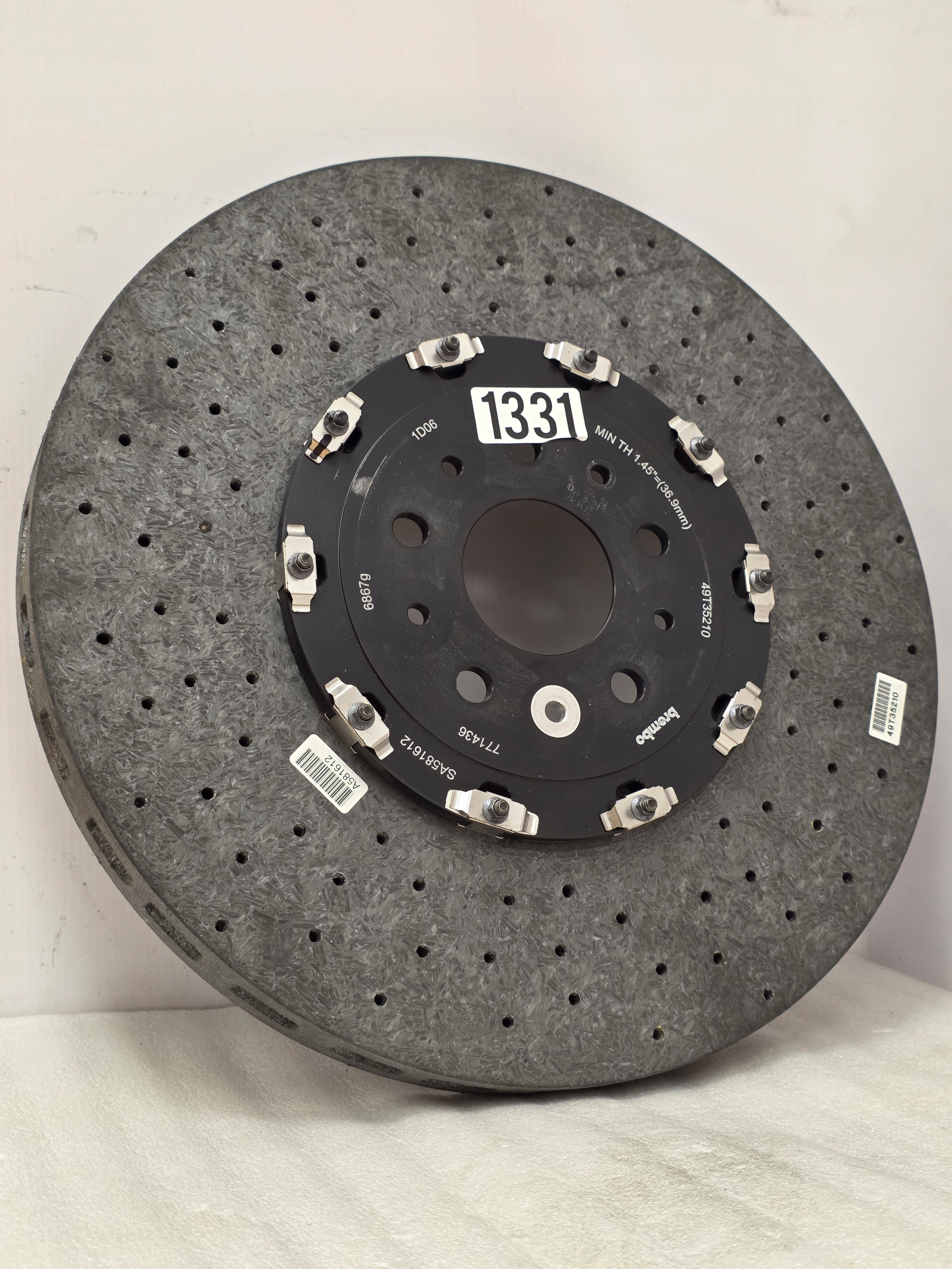 Zdjęcie produktu CERAMIC DISC Ferrari FRONT 812 SF90 296 GTB 12 Cilindri NEW 771436