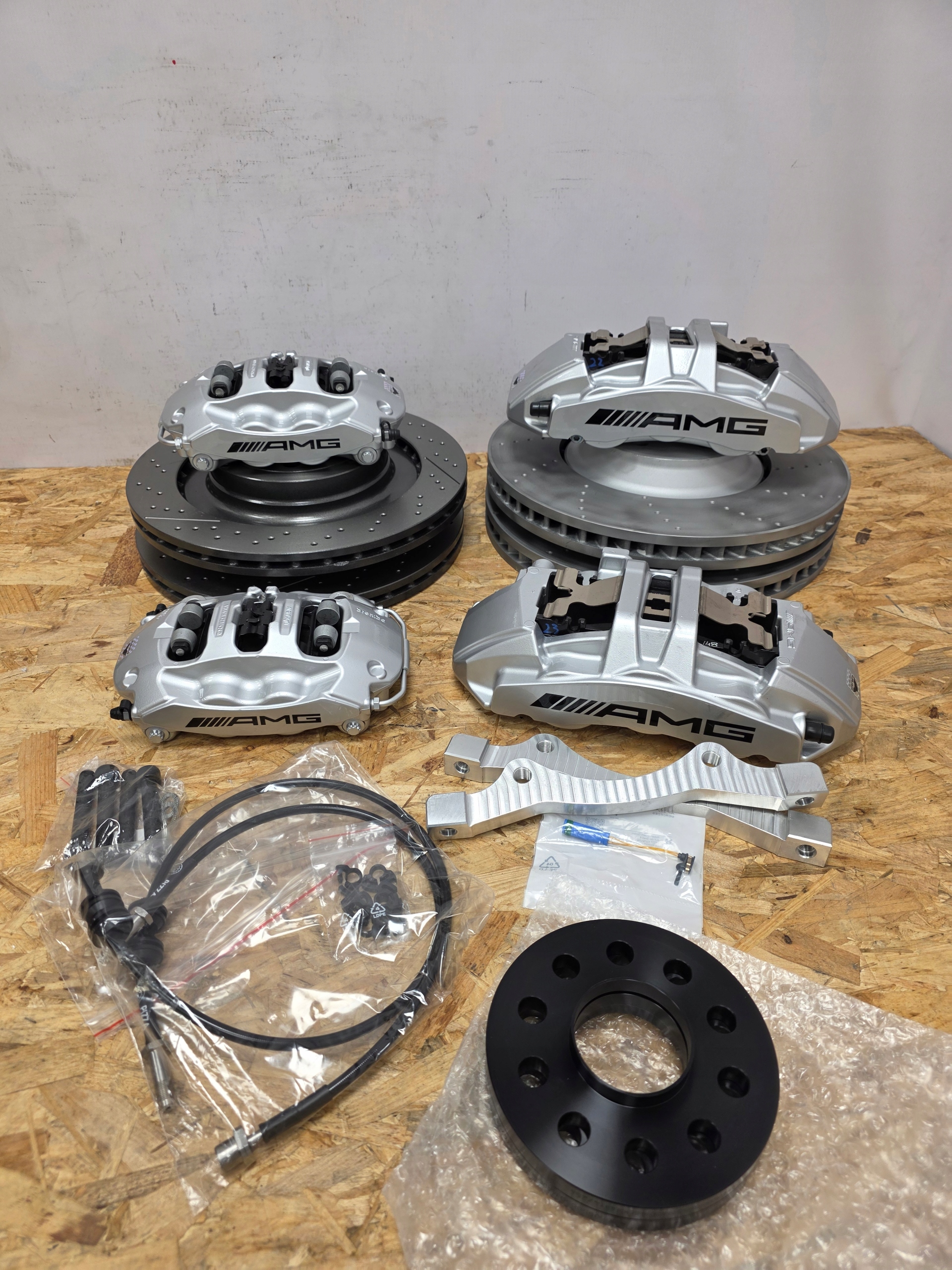 Zdjęcie produktu Calipers, Discs, Brakes, Mercedes W447 V, Discs, BigBrake Set 390 mm