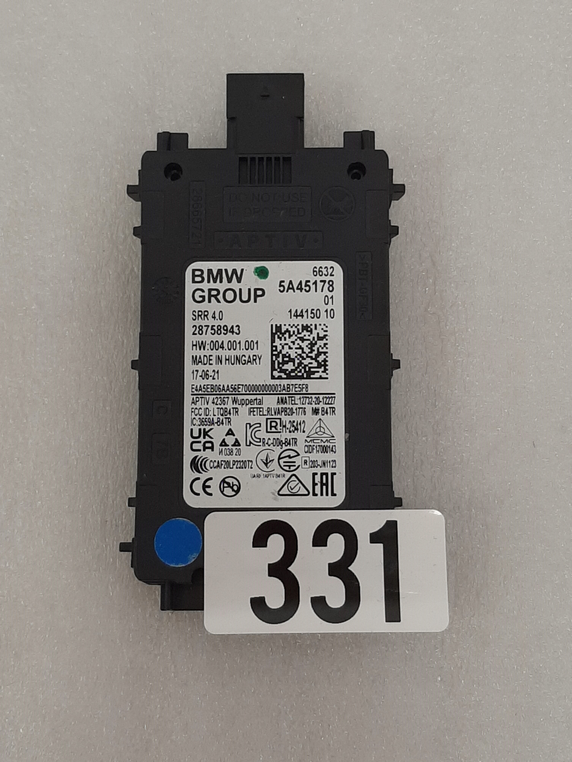 Zdjęcie produktu Radar Asystent Czujnik Pasa BMW 7 5A45178 G70 G07 G09