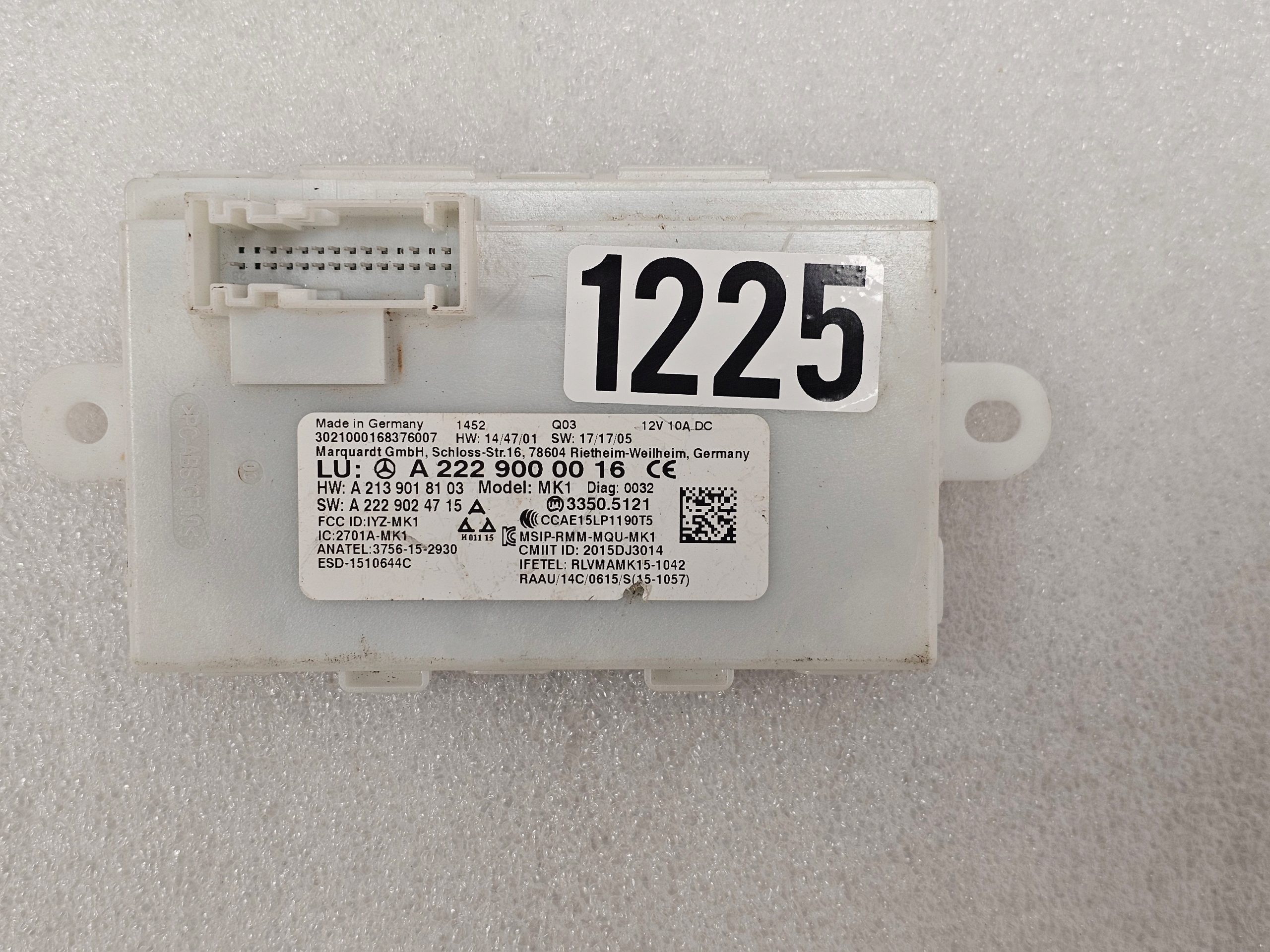 Zdjęcie produktu Moduł Sterownik Keyless GO Mercedes W205 W213 W222 W253 W257 W290