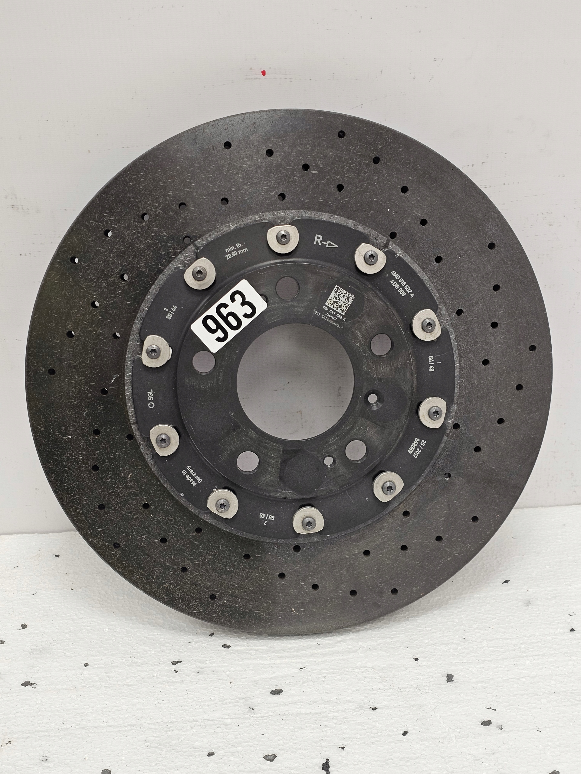 Zdjęcie produktu CERAMIC Disc Lamborghini Urus Rear Rear RIGHT Rear Brake Disc RIGHT