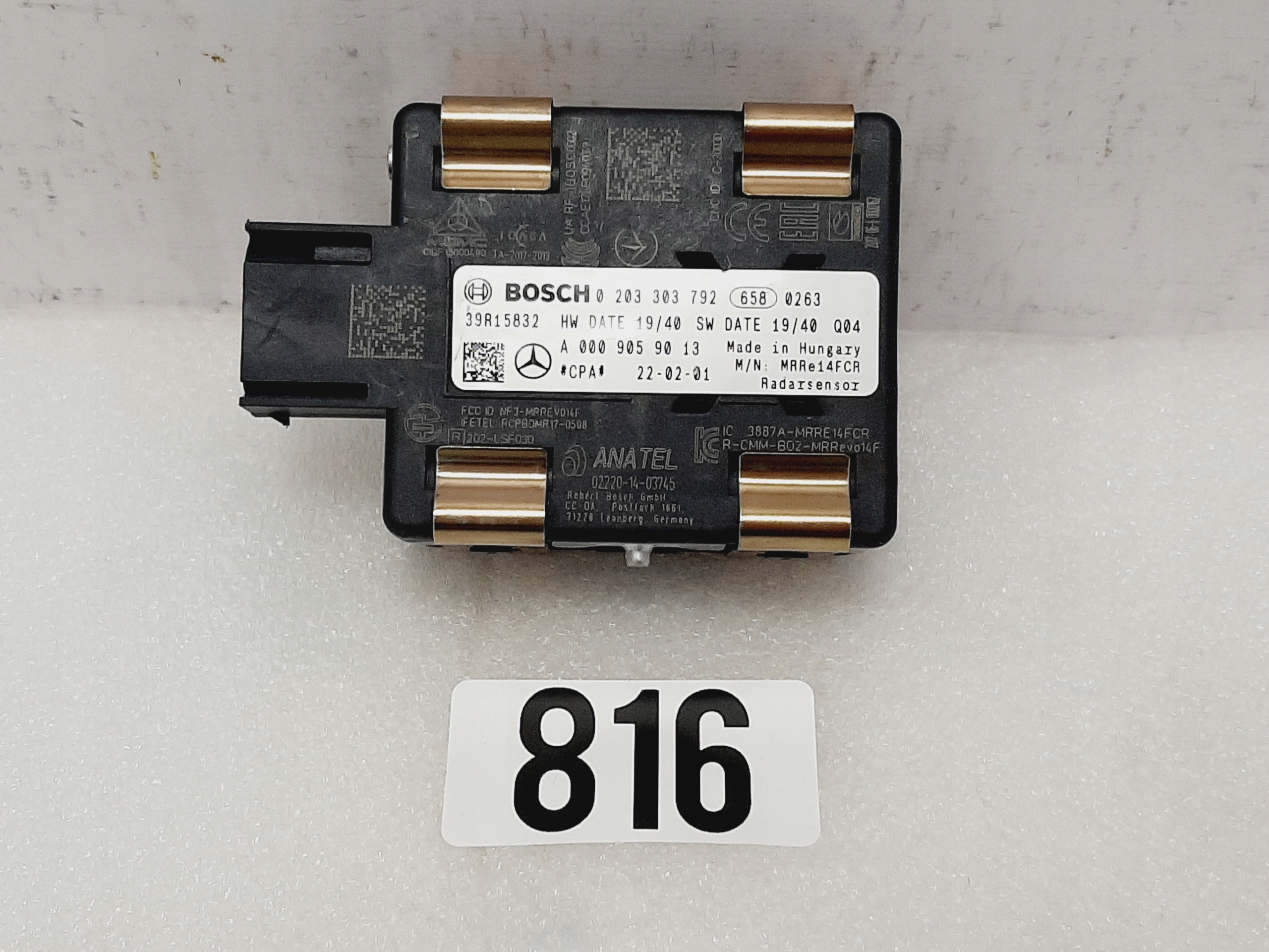 Радар Mercedes ACC Distronic A0009059013 W205 W253