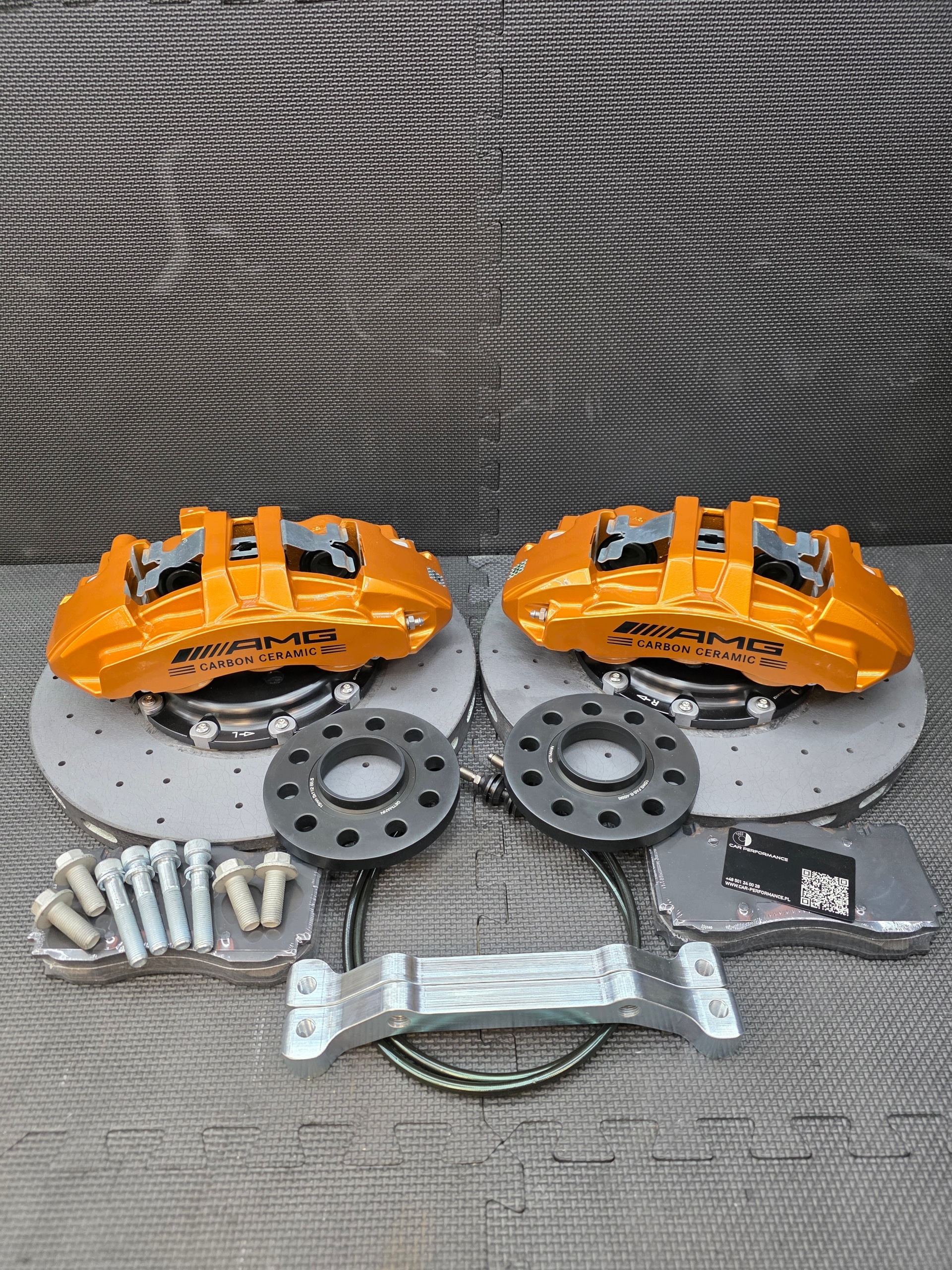 Hamulce Mercedes W447 V Tarcze Ceramika Zestaw BigBrake 390 CCB