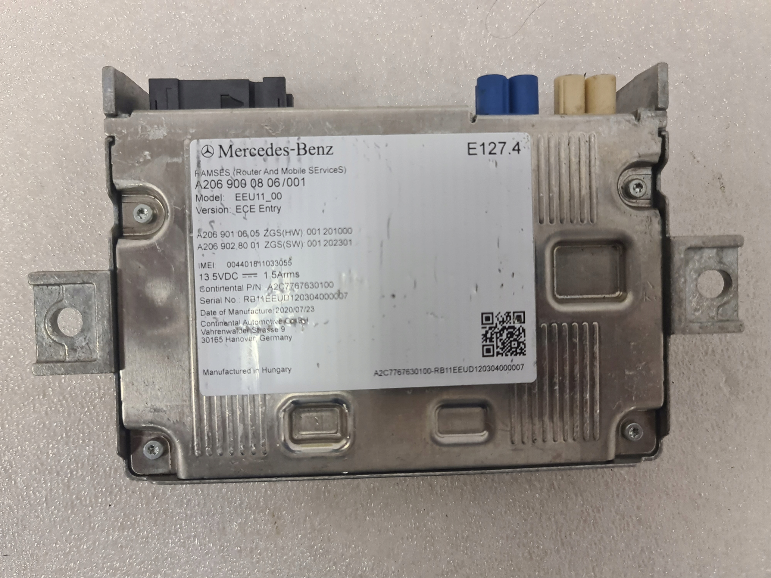 RAMSES ECE Mercedes W206 W223 Controller Module
