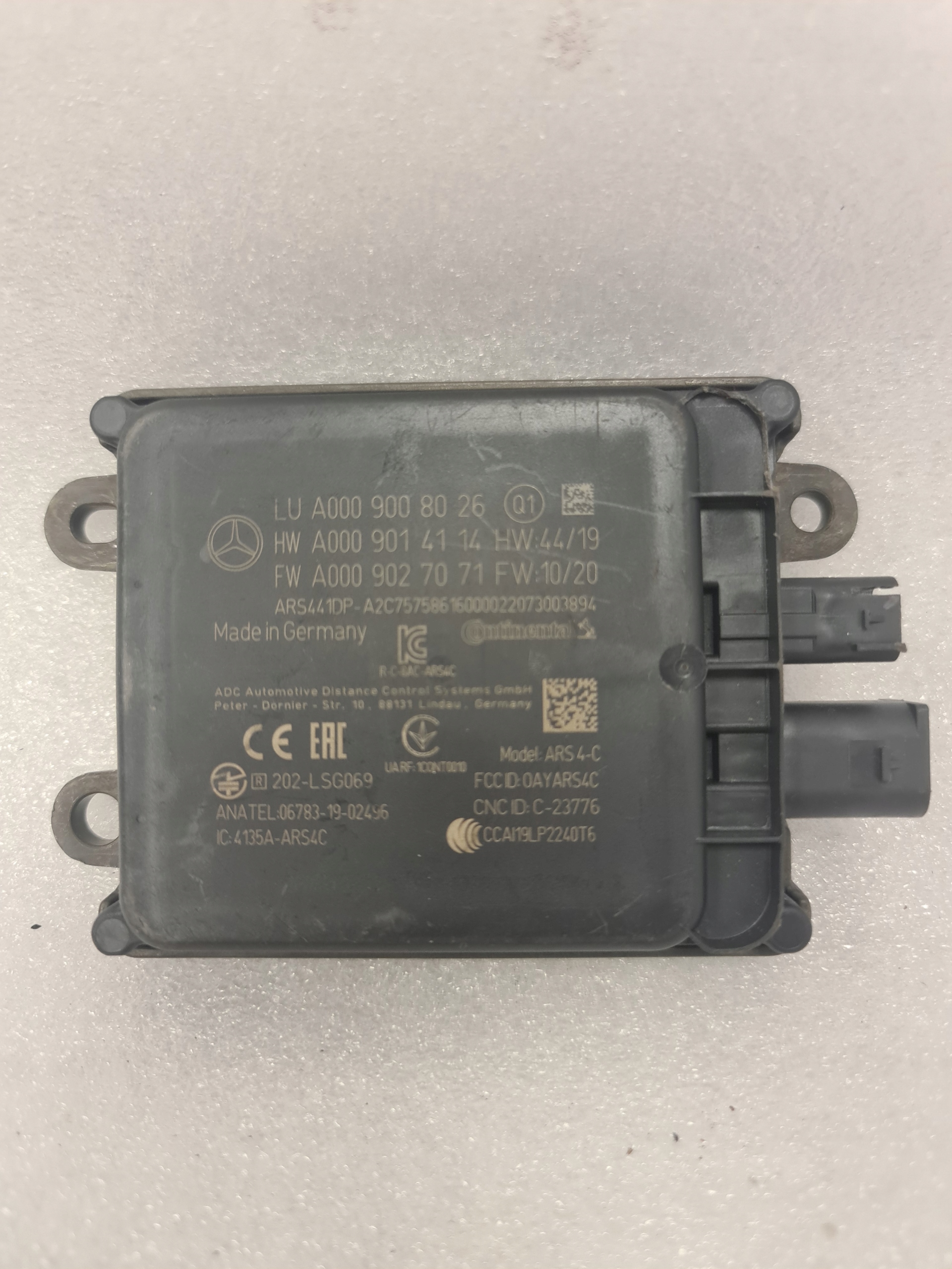 Mercedes ACC A000 900 80 26 Distronic W206 Radar