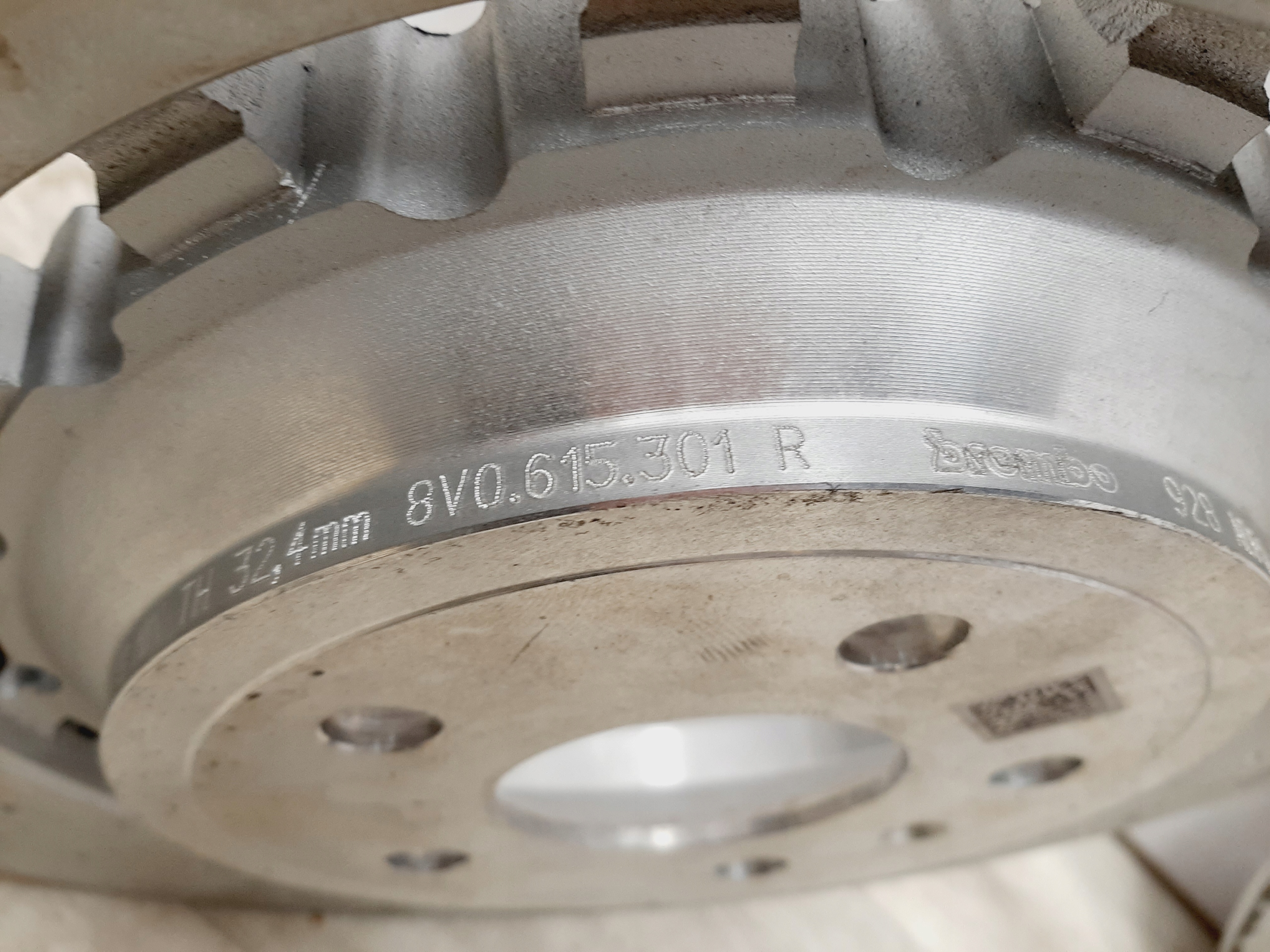 Диски Audi ПЕРЕДНИЕ RS3 8V 370x34 OEM Оригинальный КОМПЛЕКТ - galeria
