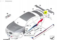 BMW F22 F87 M2 CARBON Flap Spoiler Aileron - galeria