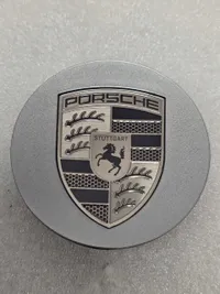 Center Caps Decorative Cover PORSCHE OU7 Platinum Silver - galeria