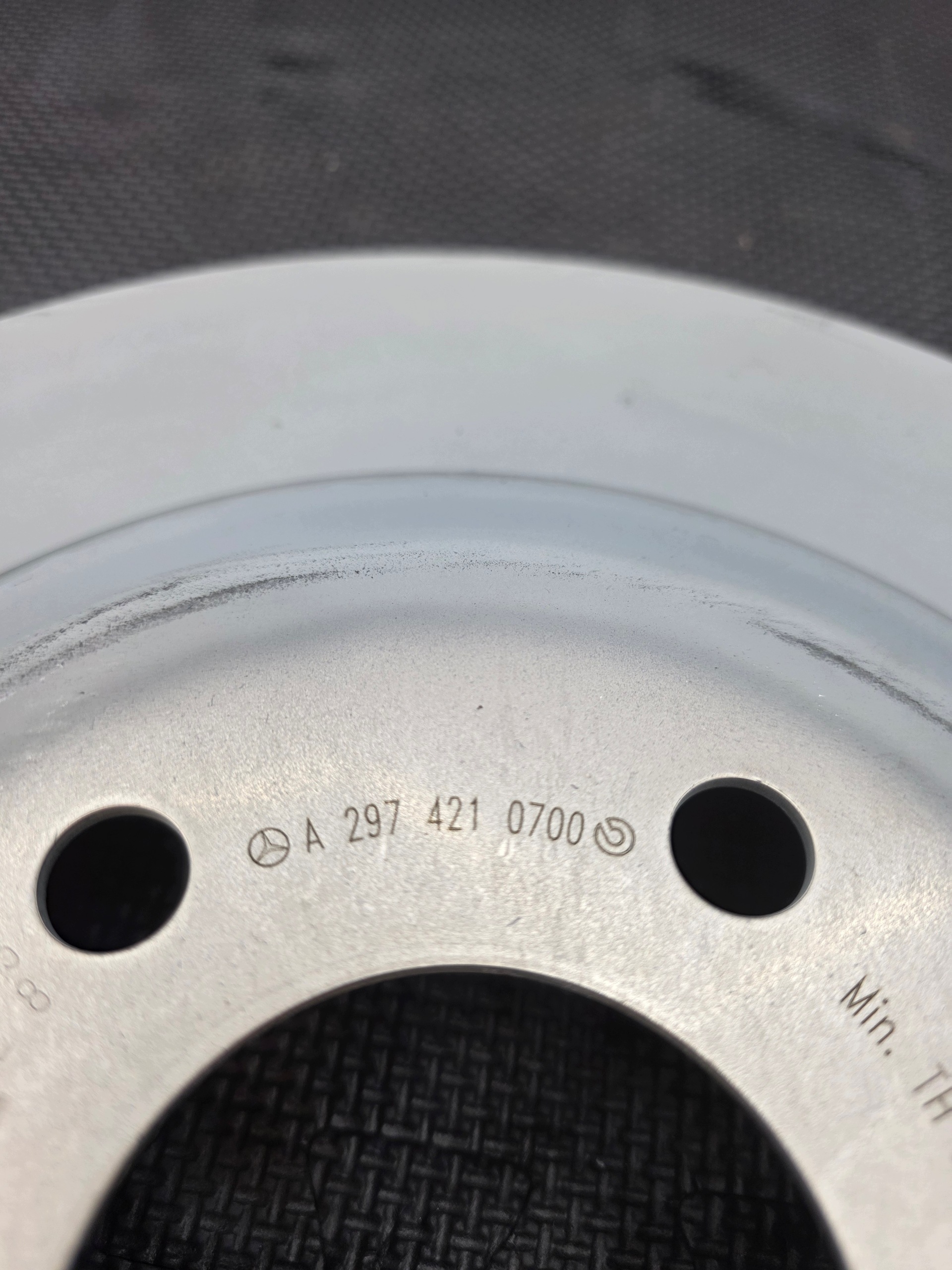 Tarcze PRZÓD Mercedes OEM W297 W295 W294 EQE EQS ORYGINAŁ Para - galeria