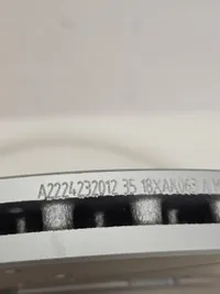 Scheiben Schild Mercedes W222 W217 W213 W190 W290 AMG HINTEN Hinten - galeria