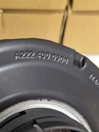 Центральні ковпаки декоративні накладки втулки Mercedes W222 W223 A0004001900 - galeria